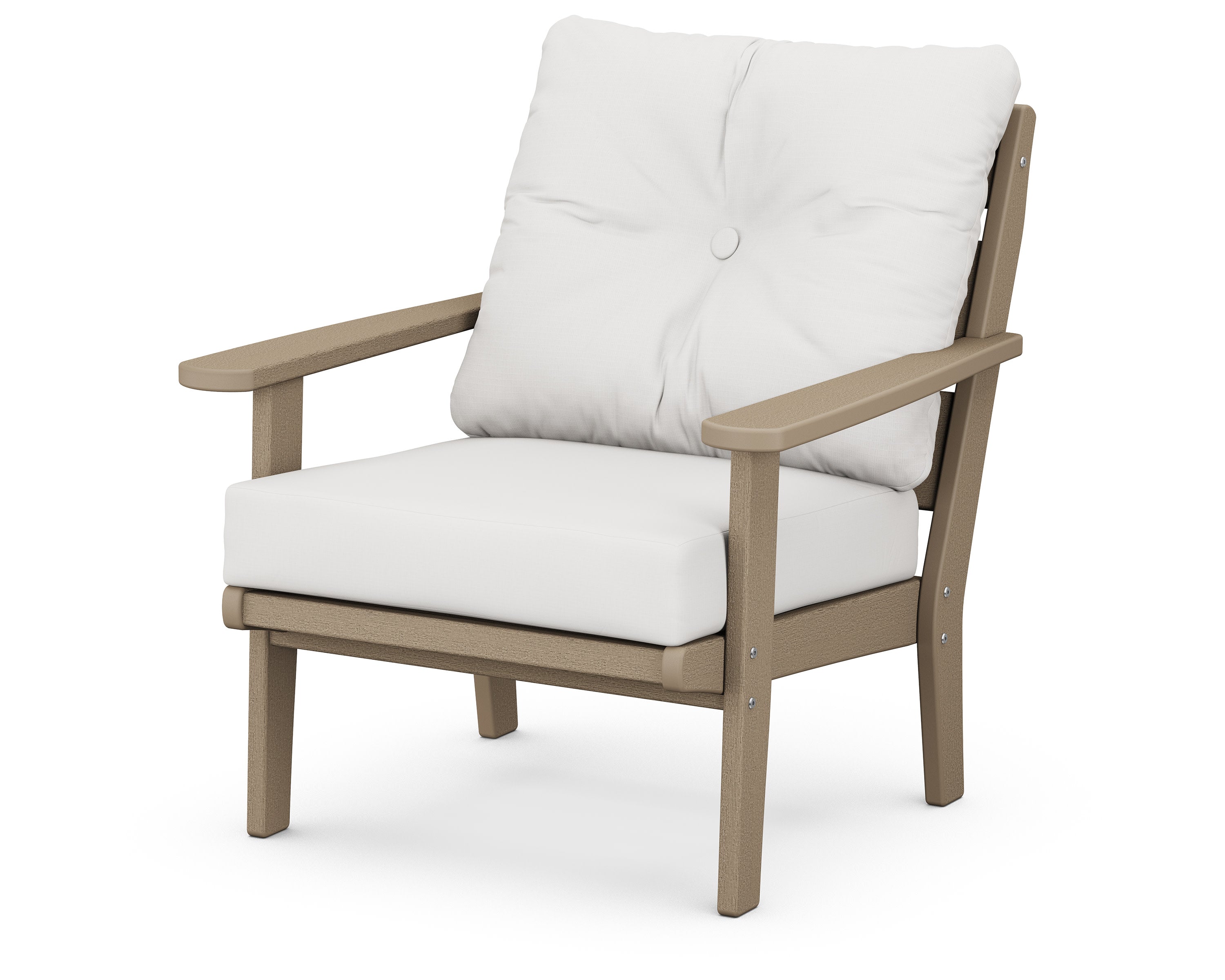 Lakeside Deep Seating Chair in Vintage Sahara / Natural Linen
