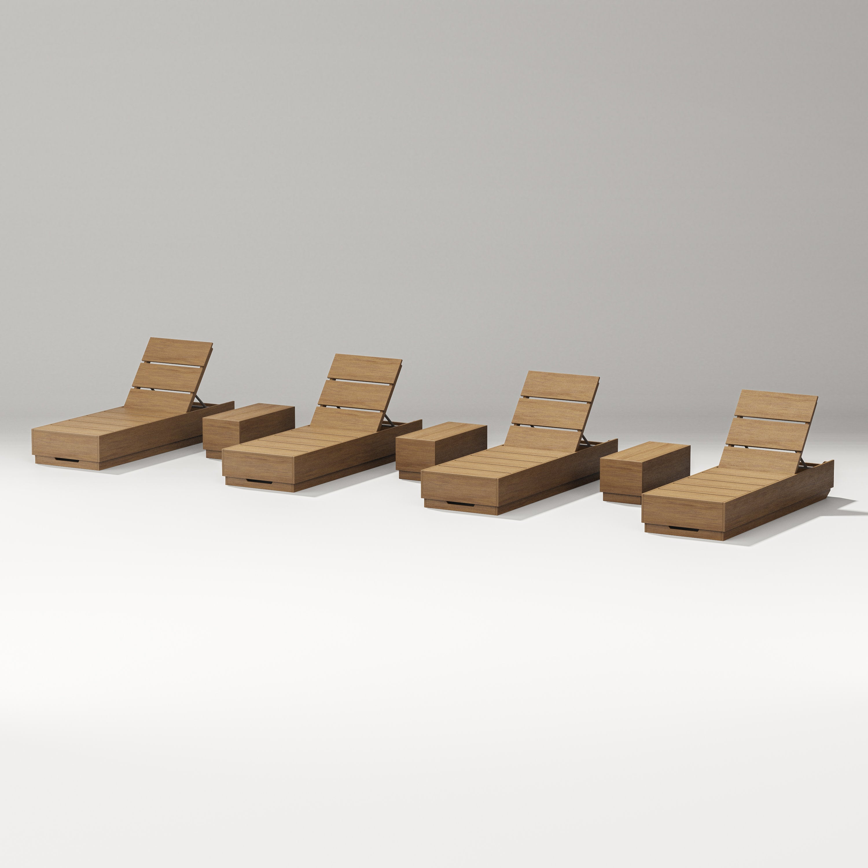 Elevate 7-Piece Chaise Lounge Set in Natural