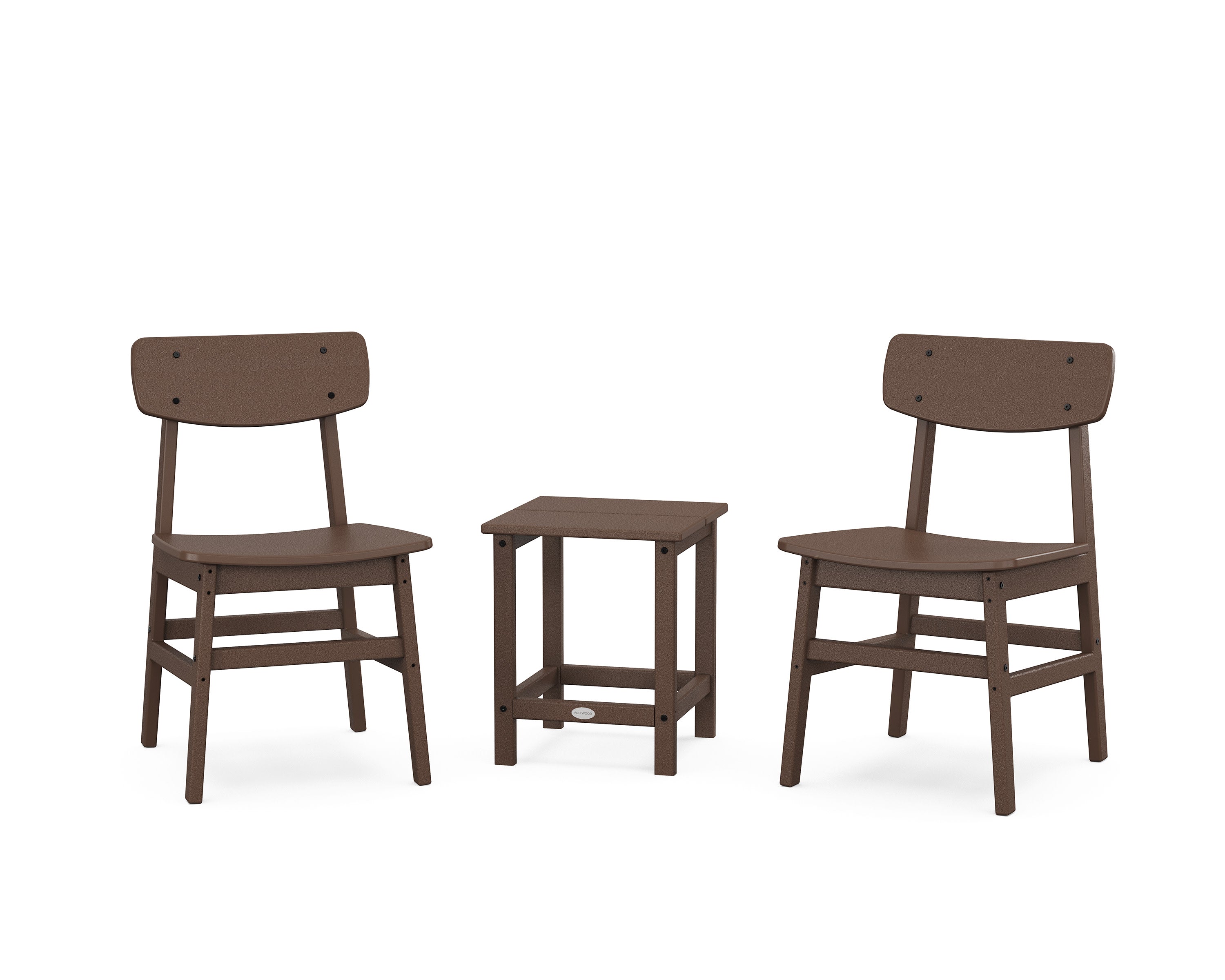 Modern Studio Urban Chair 3-Piece Seating Set in Mahogany