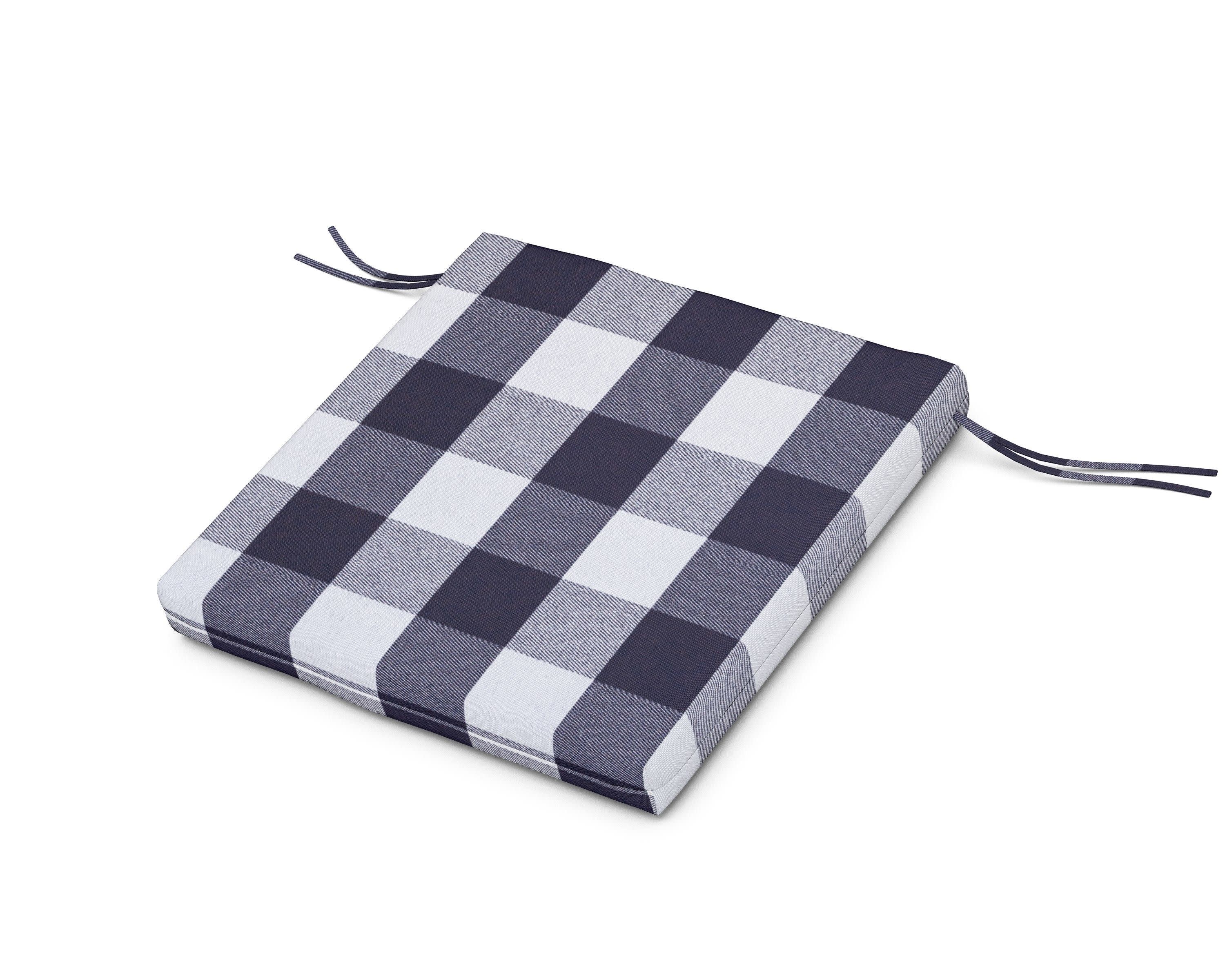 AL300 Seat Pad in Buffalo Plaid Navy