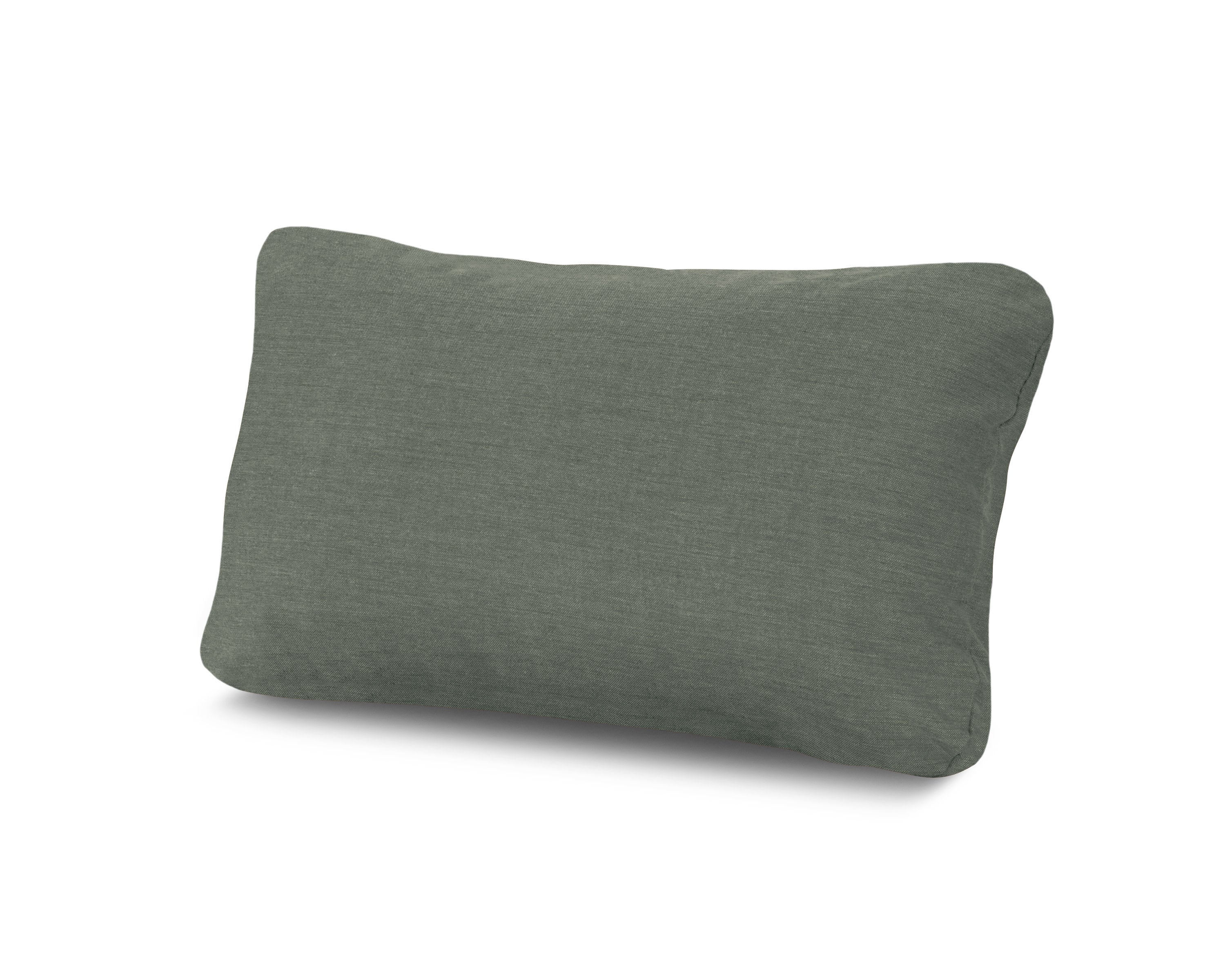 Outdoor Lumbar Pillow in Cast Sage