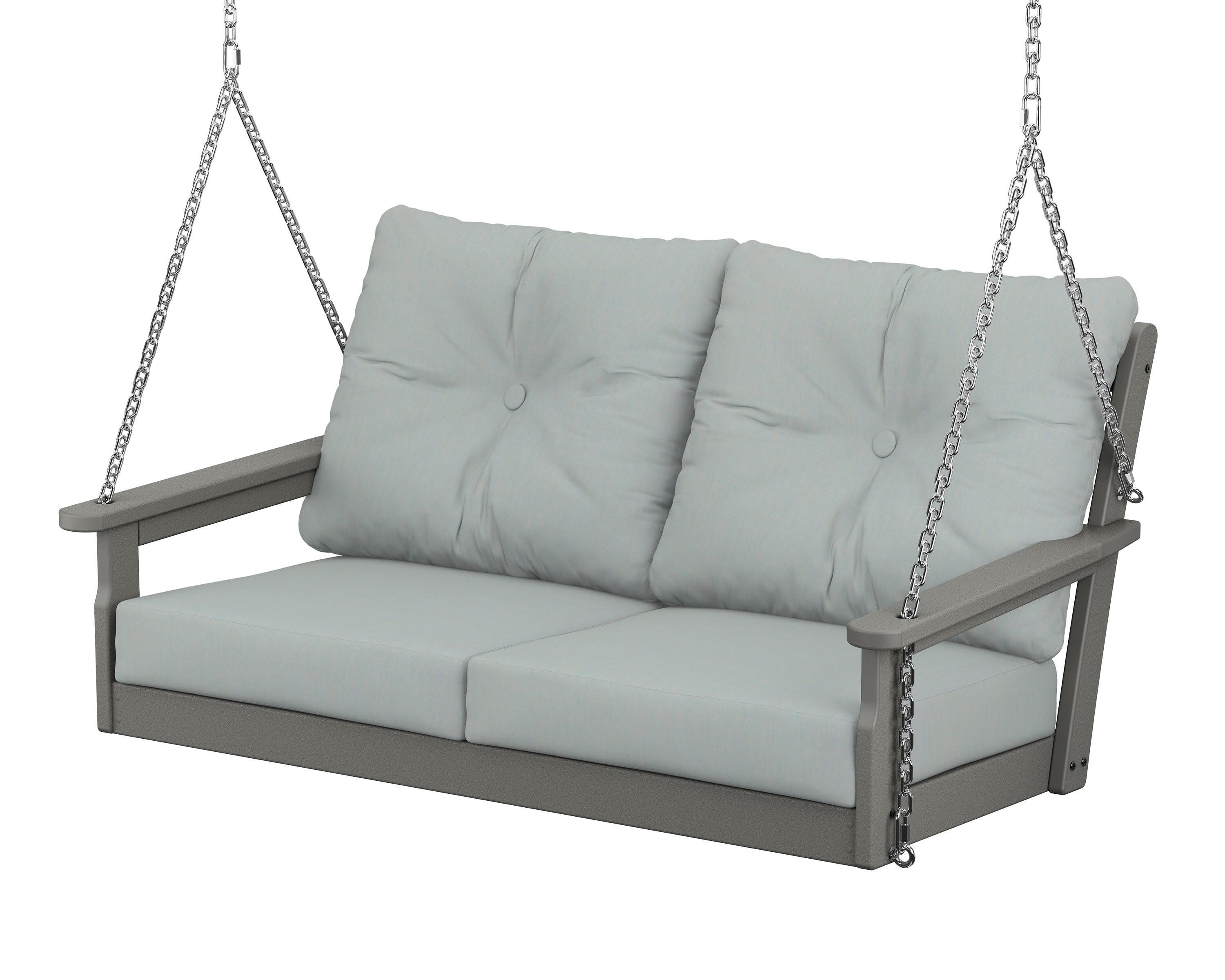 Vineyard Deep Seating Swing in Slate Grey / Spa