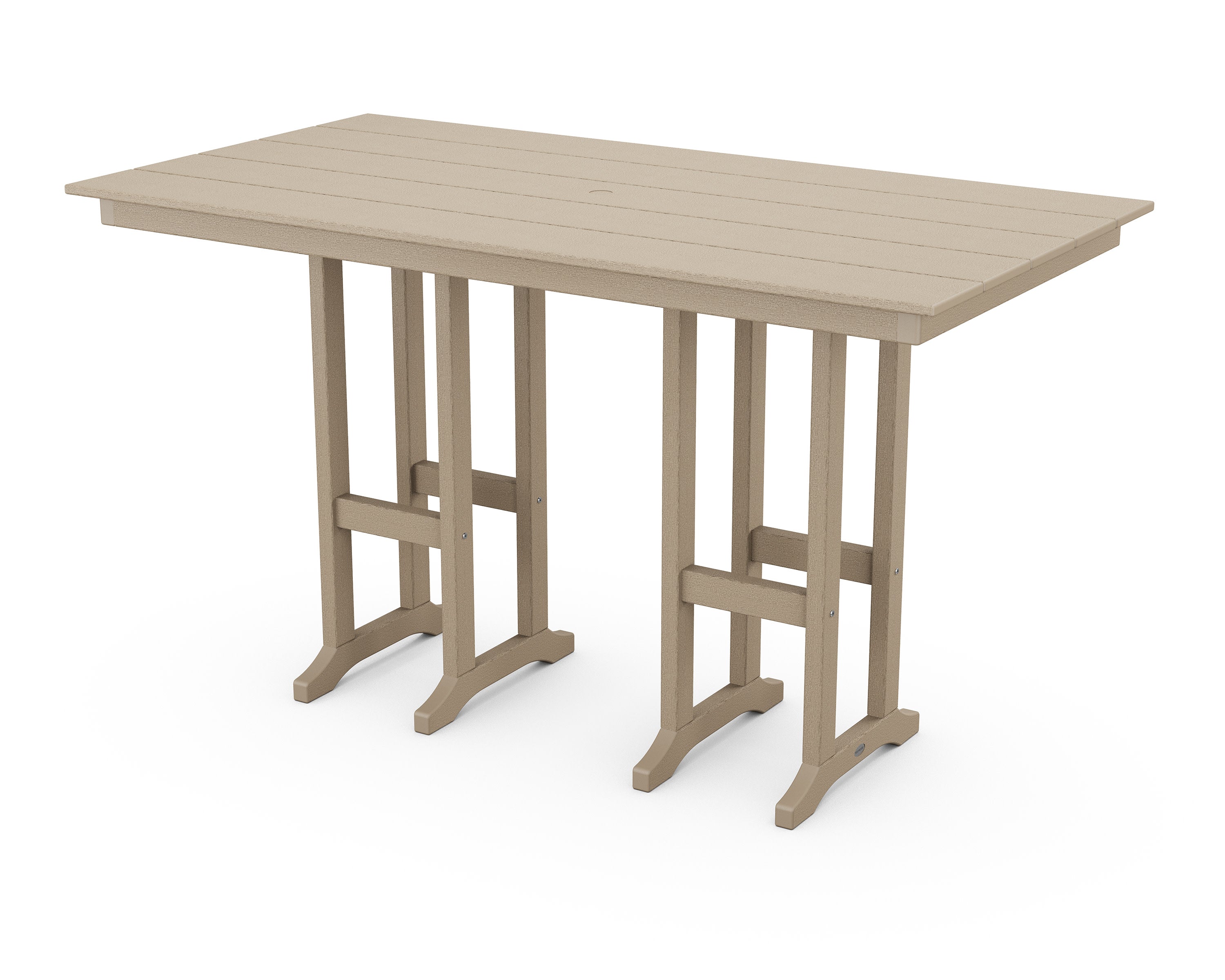 Farmhouse 37" x 72" Bar Table in Vintage Sahara