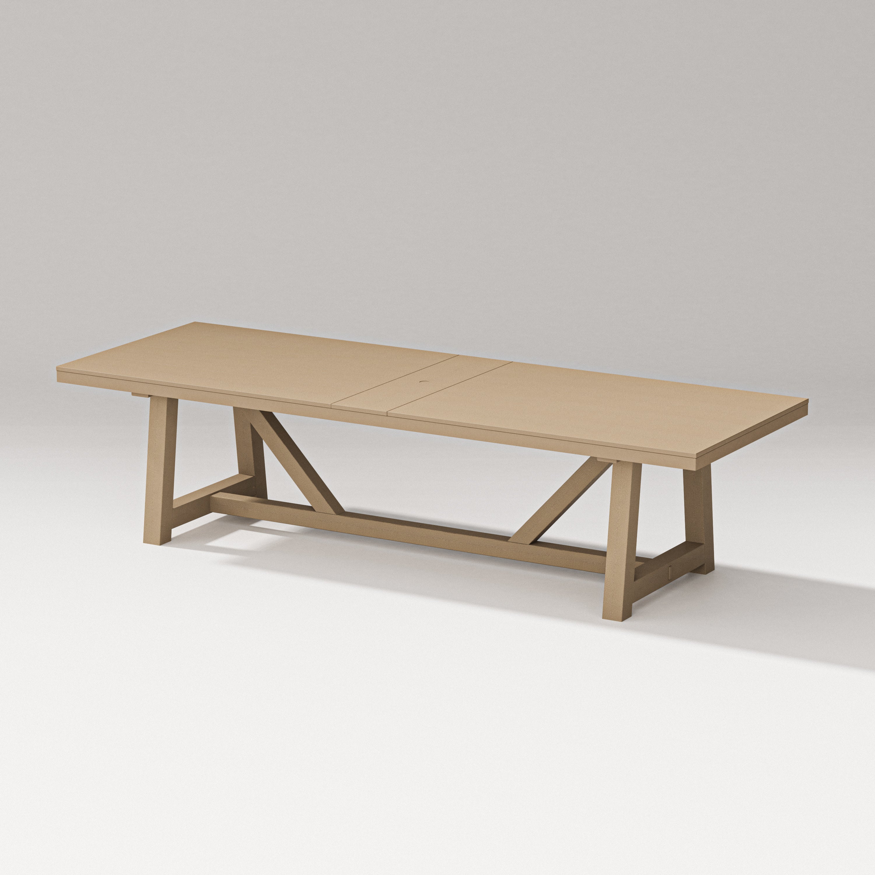 120" A-Frame Dining Table in Vintage Sahara