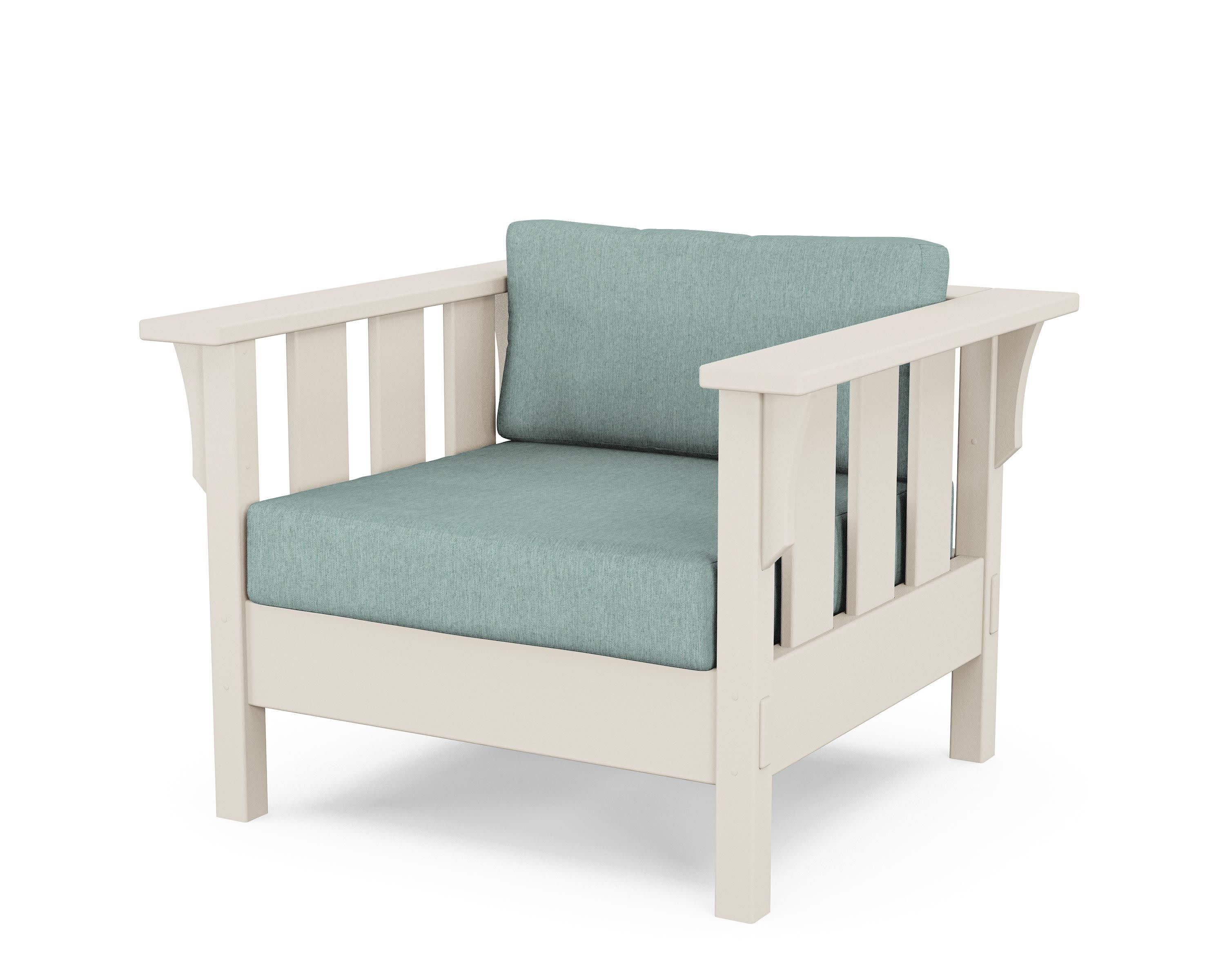 Acadia Deep Seating Chair in Sand / Glacier Spa
