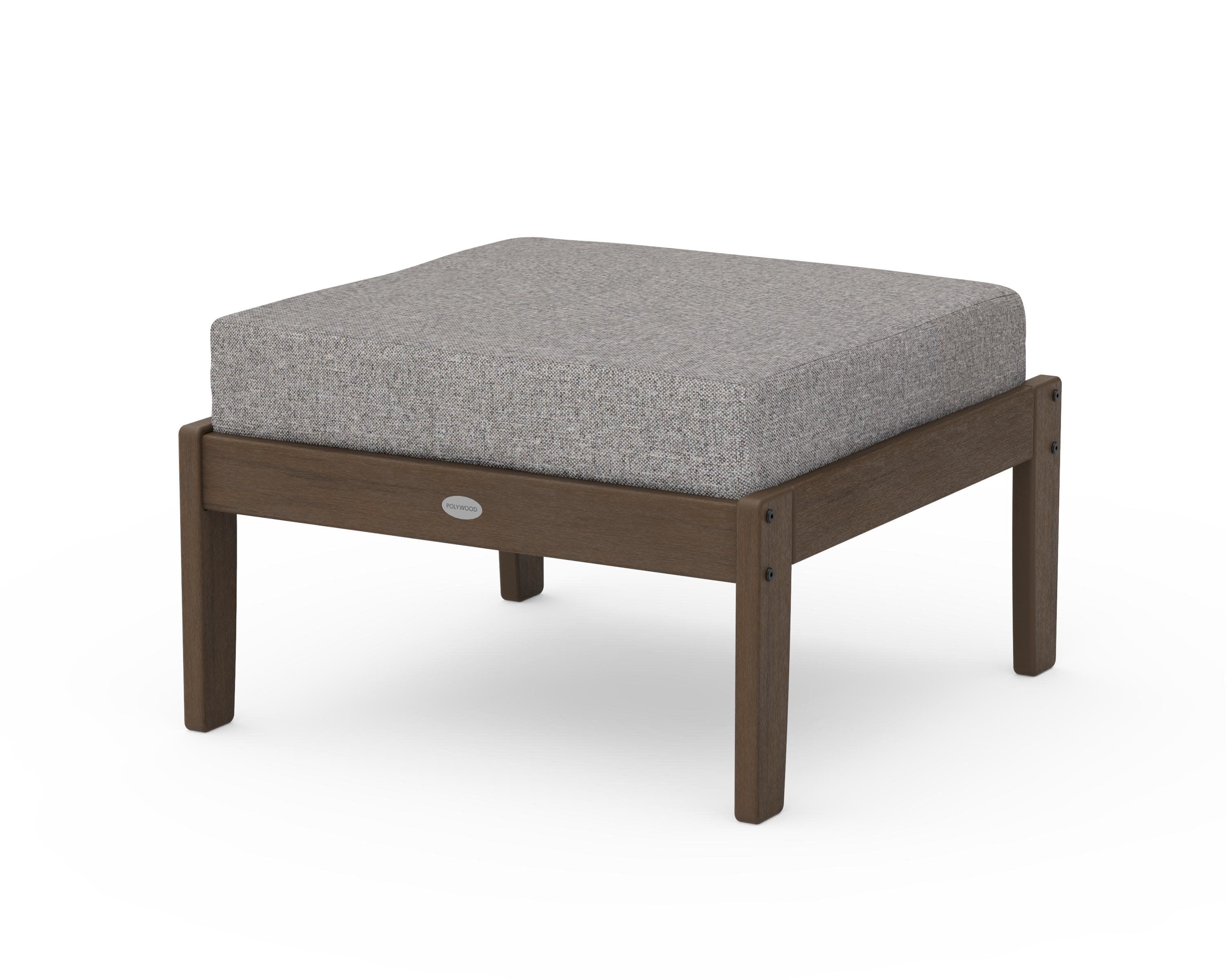 Braxton Deep Seating Ottoman in Kona / Grey Mist