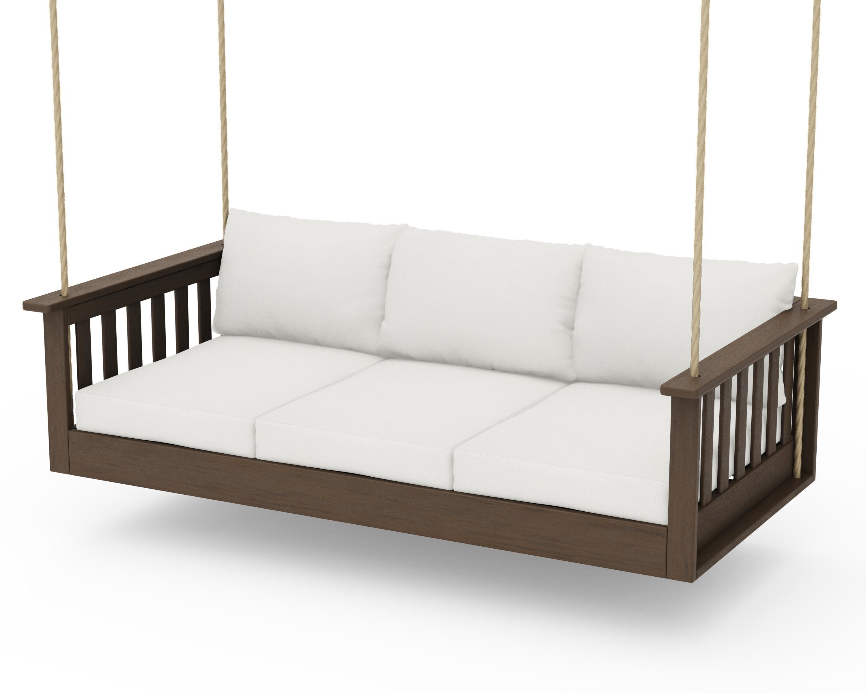 Vineyard Daybed Swing in Kona / Natural Linen