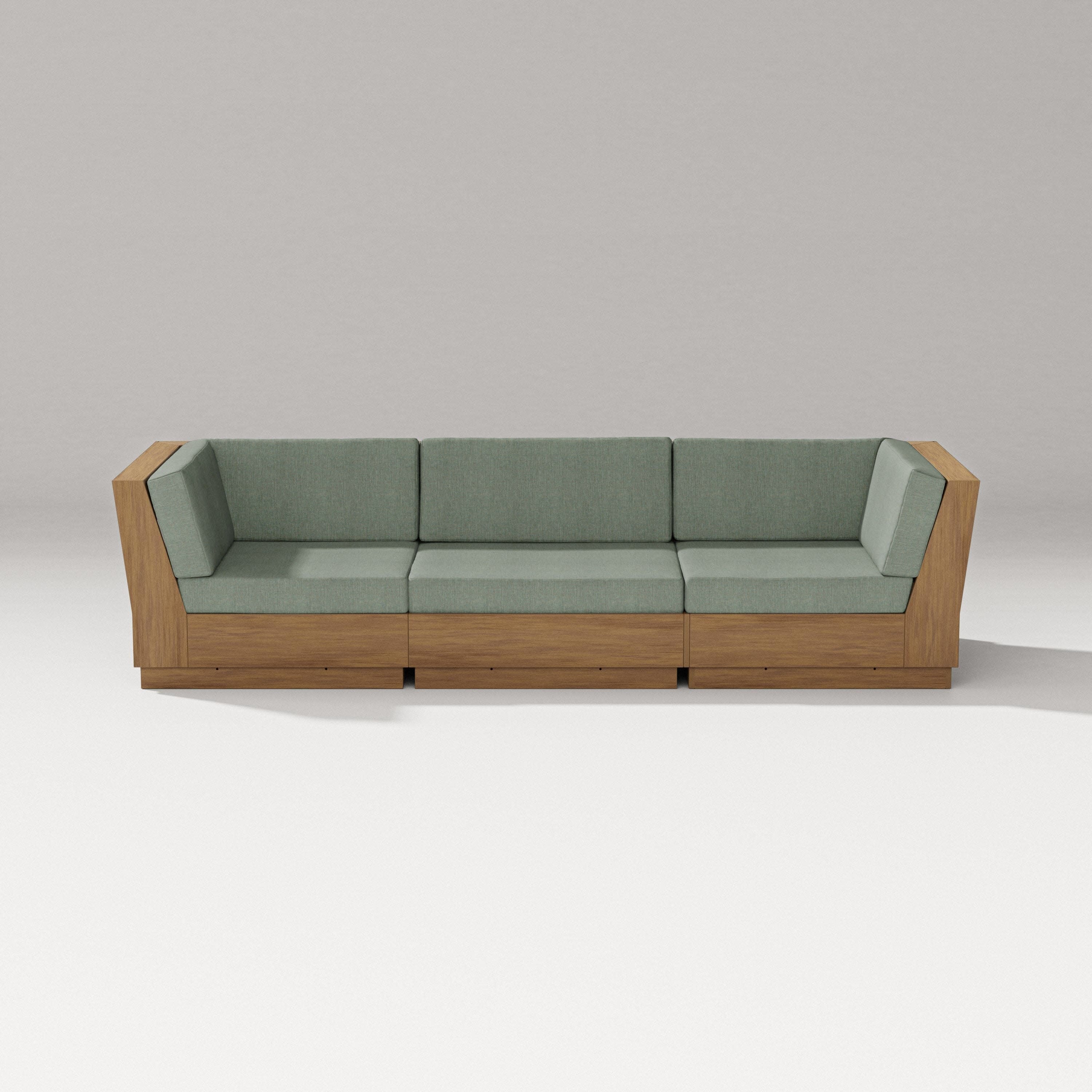 Elevate Sofa Sectional in Natural / Cast Sage
