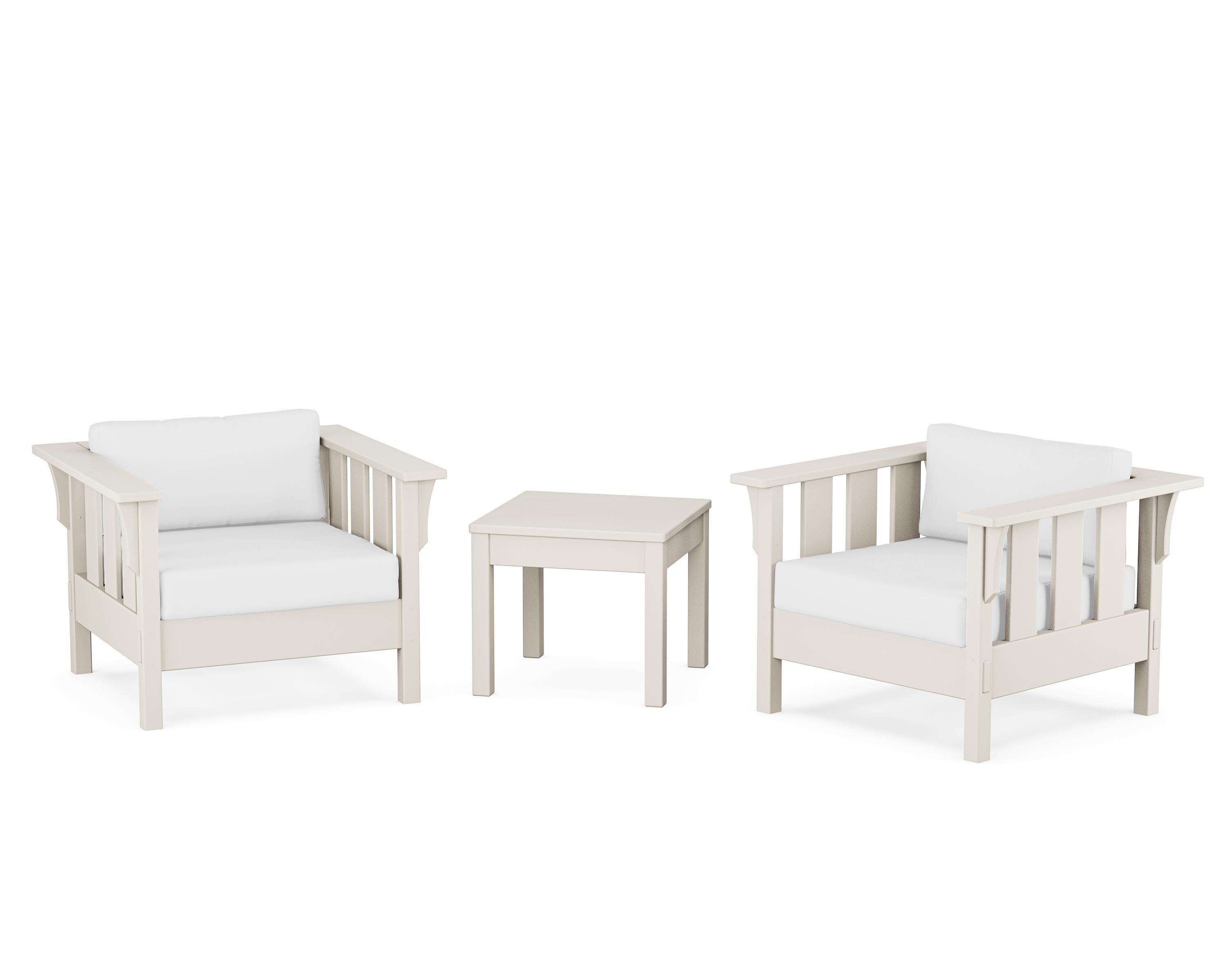 Acadia 3-Piece Deep Seating Set in Sand / Natural