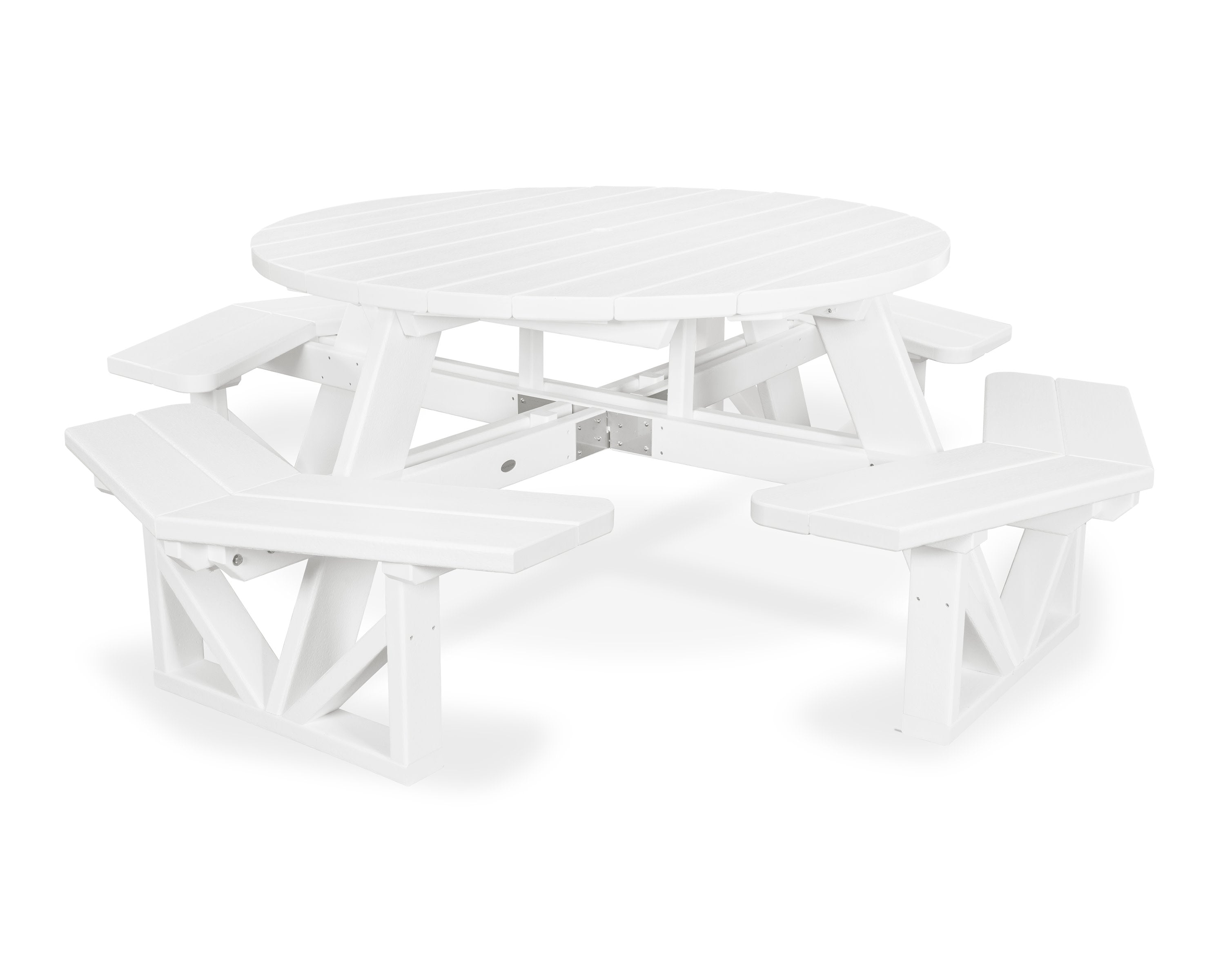Park 53" Octagon Table in White