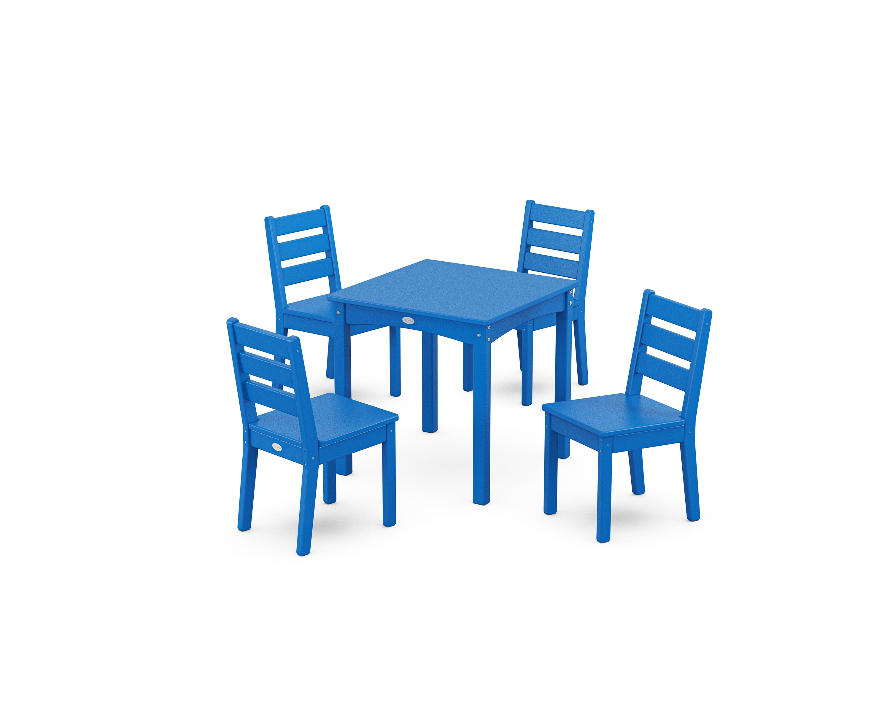 Lakeside Kids 5-Piece Dining Set in Pacific Blue
