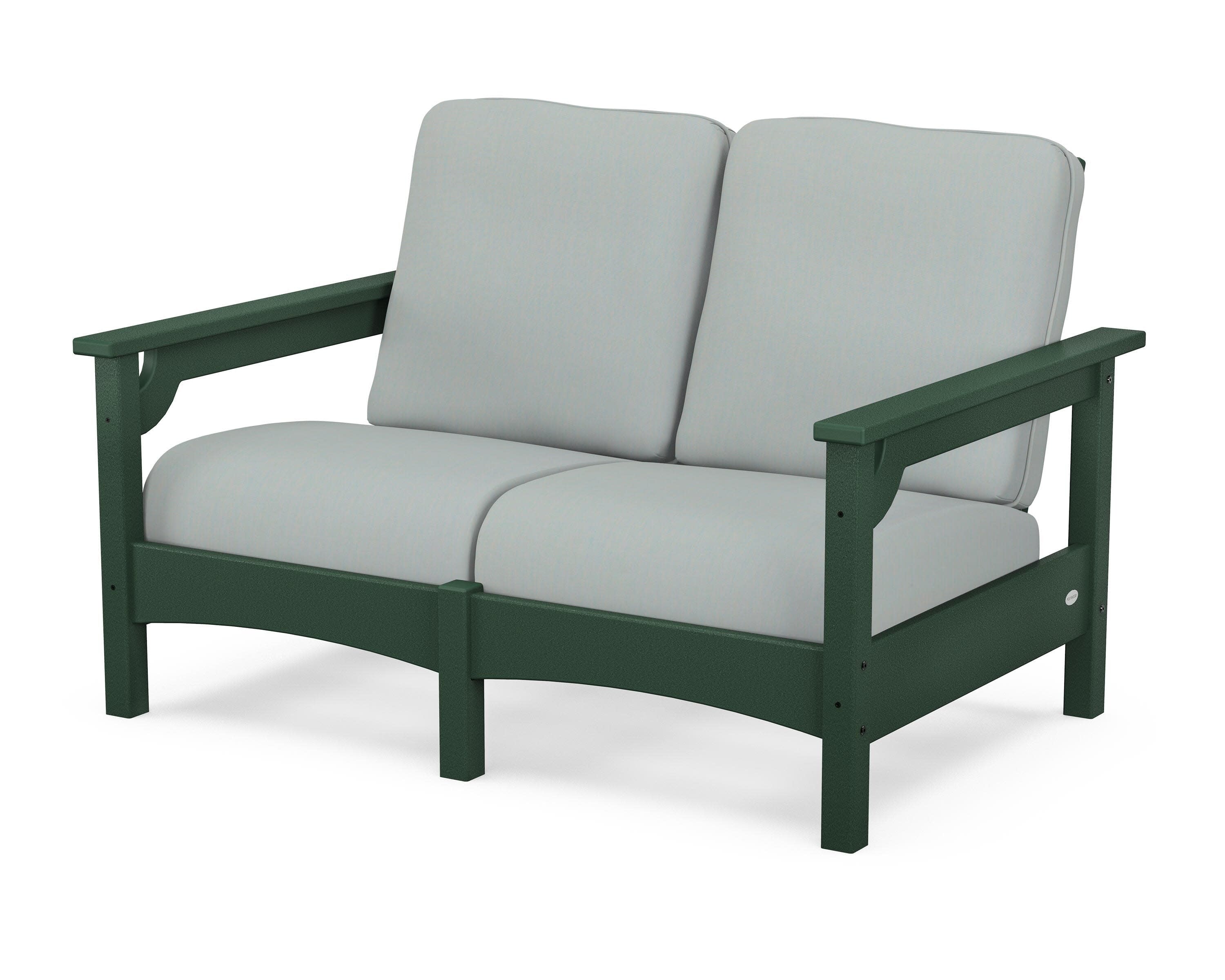 Club Loveseat in Green / Spa