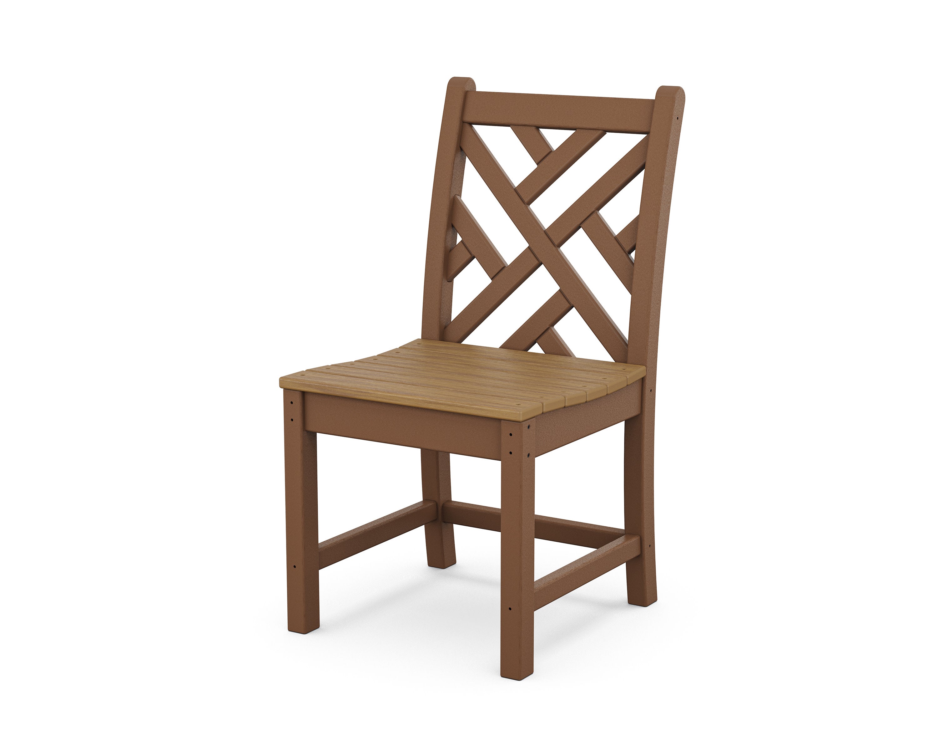 Chippendale Dining Side Chair in Teak / Natural