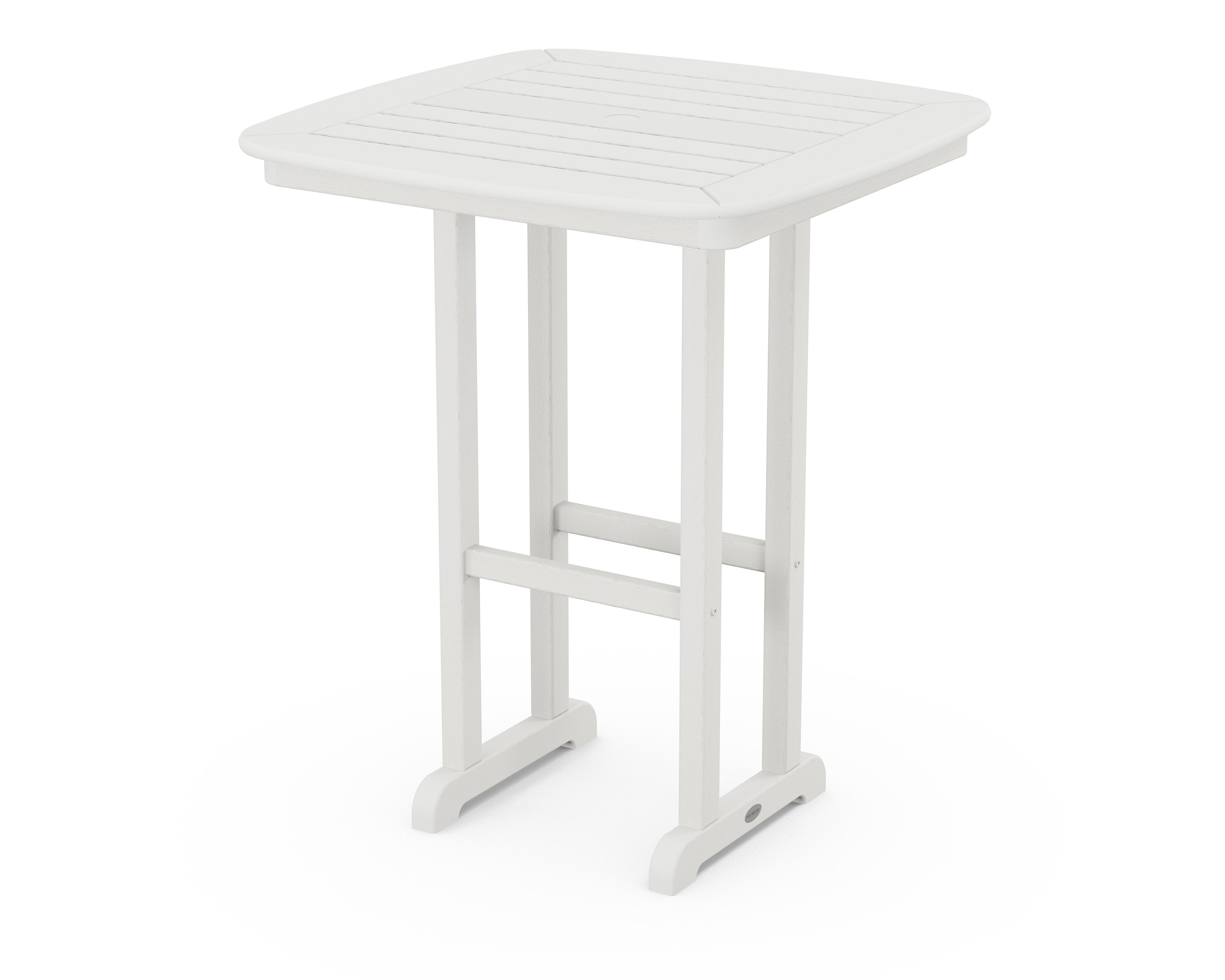 Nautical 31" Counter Table in Vintage White