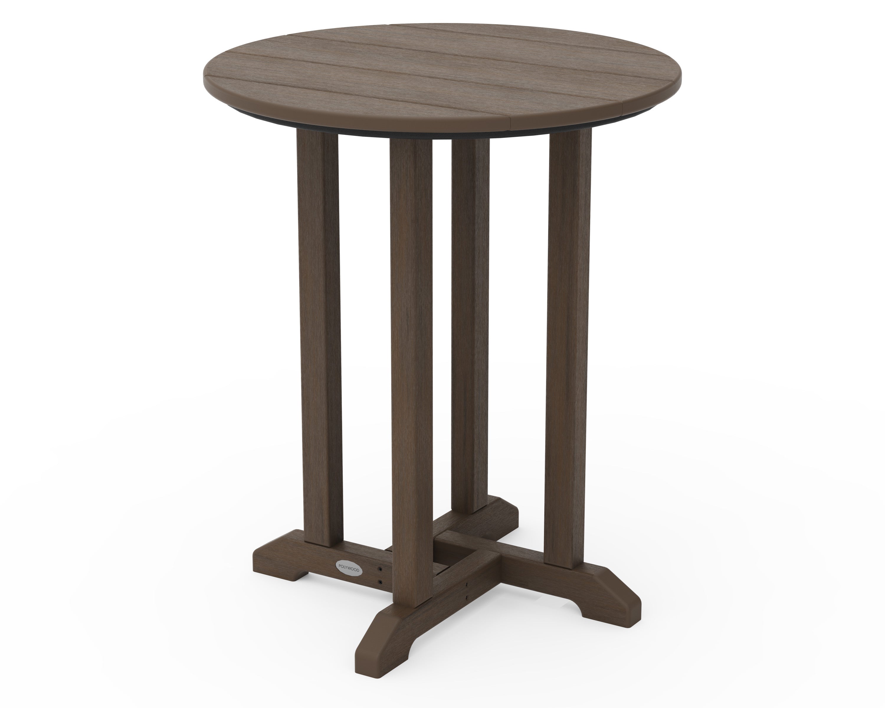24" Round Farmhouse Bistro Table in Kona