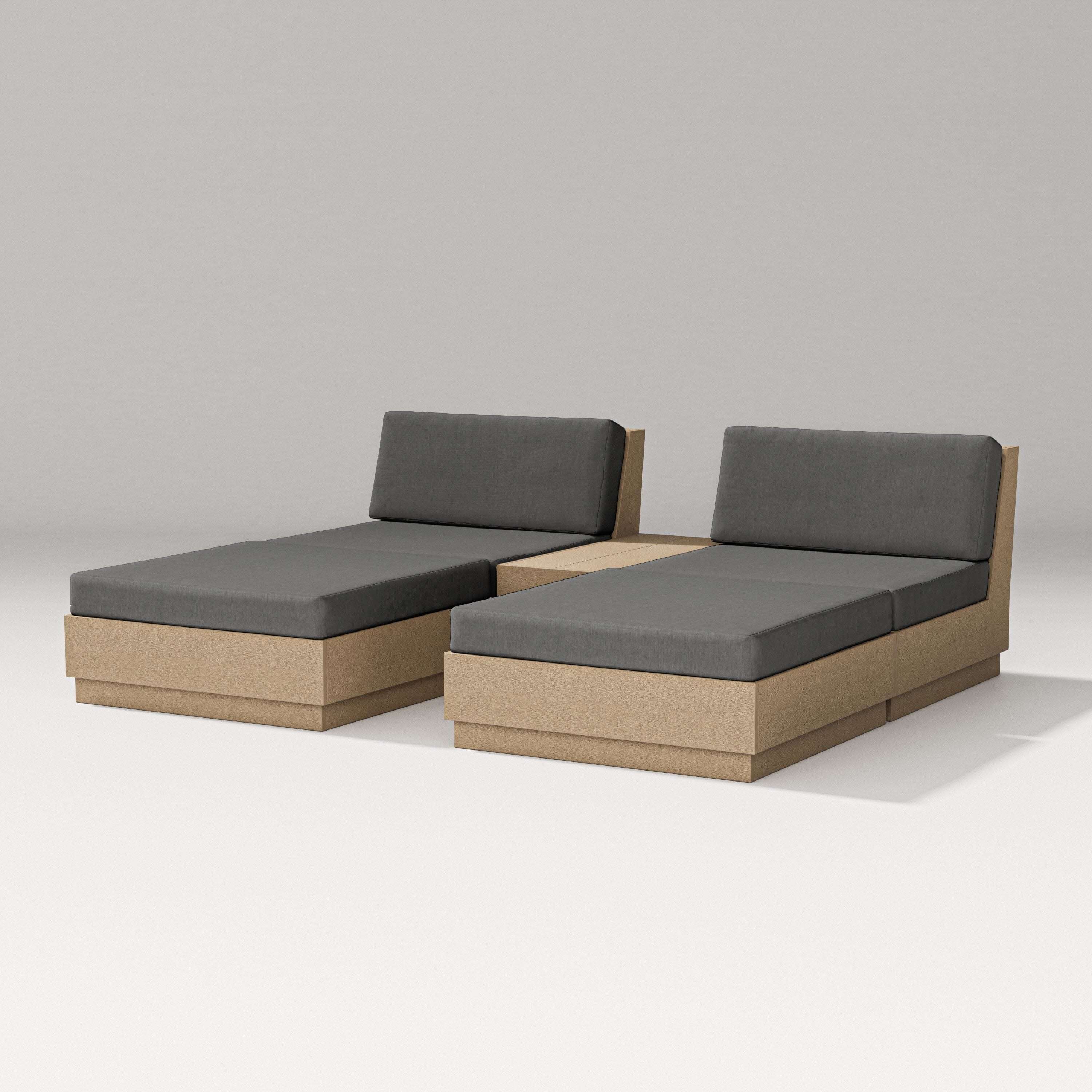 Elevate Double Chaise Set in Vintage Sahara / Spectrum Carbon