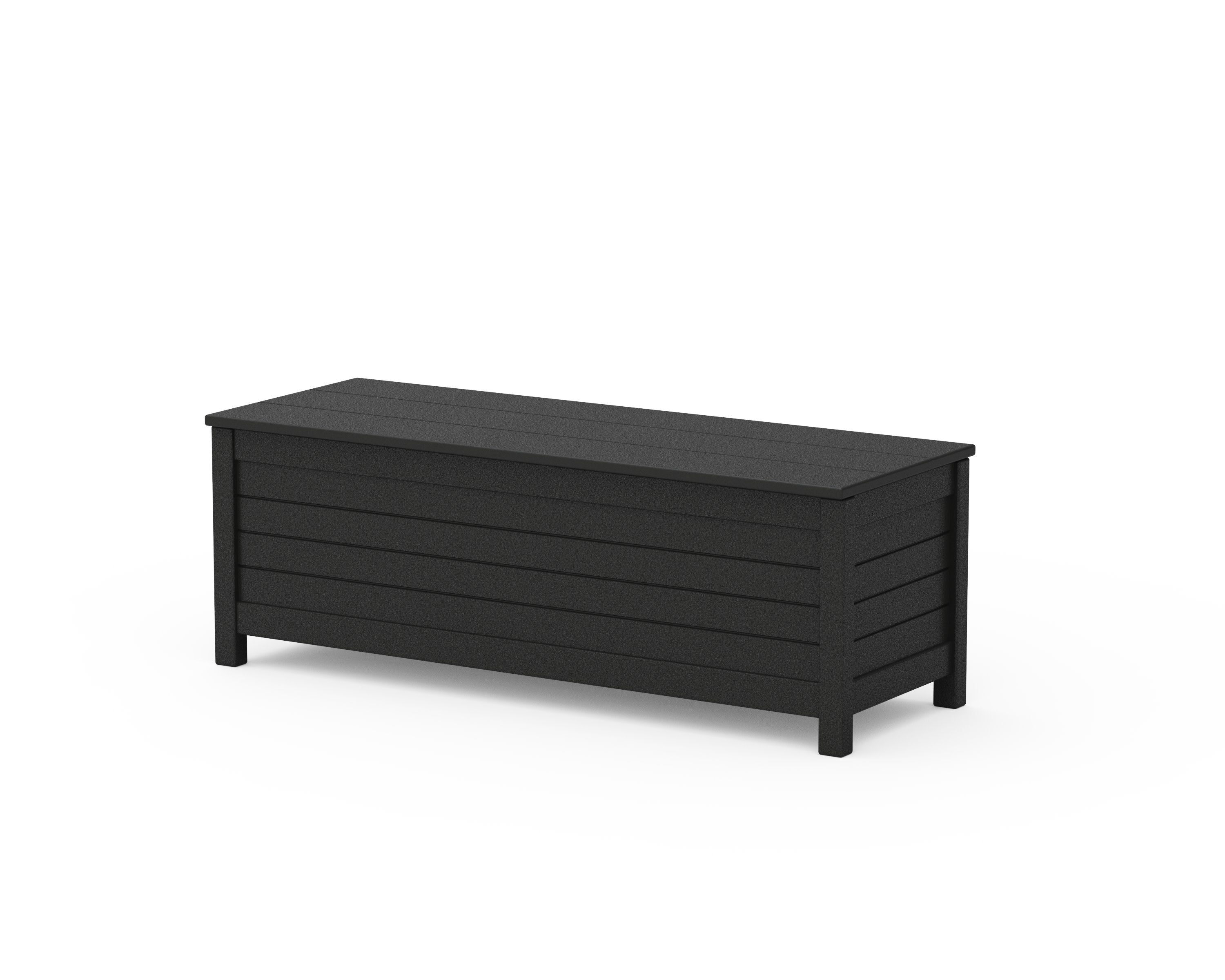 Nautical 48" Storage Bench in Black
