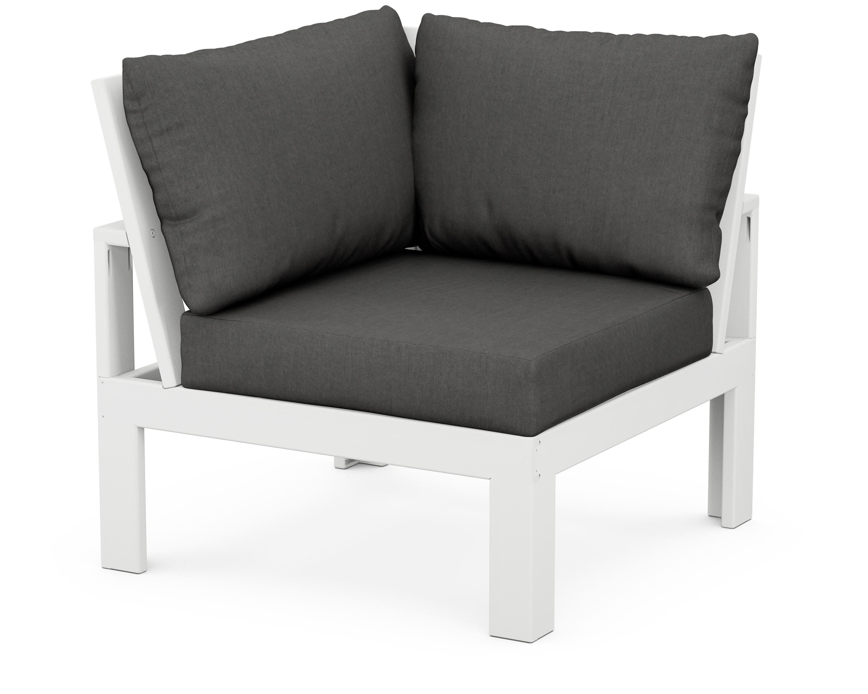 Modular Corner Chair in White / Spectrum Carbon