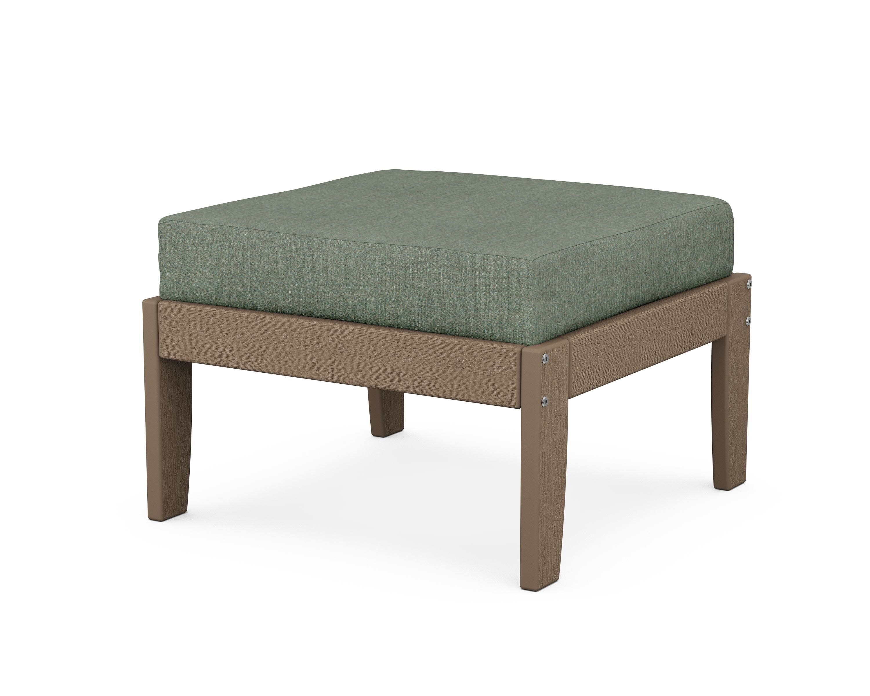 Modular Ottoman - Classic in Vintage Sahara / Cast Sage