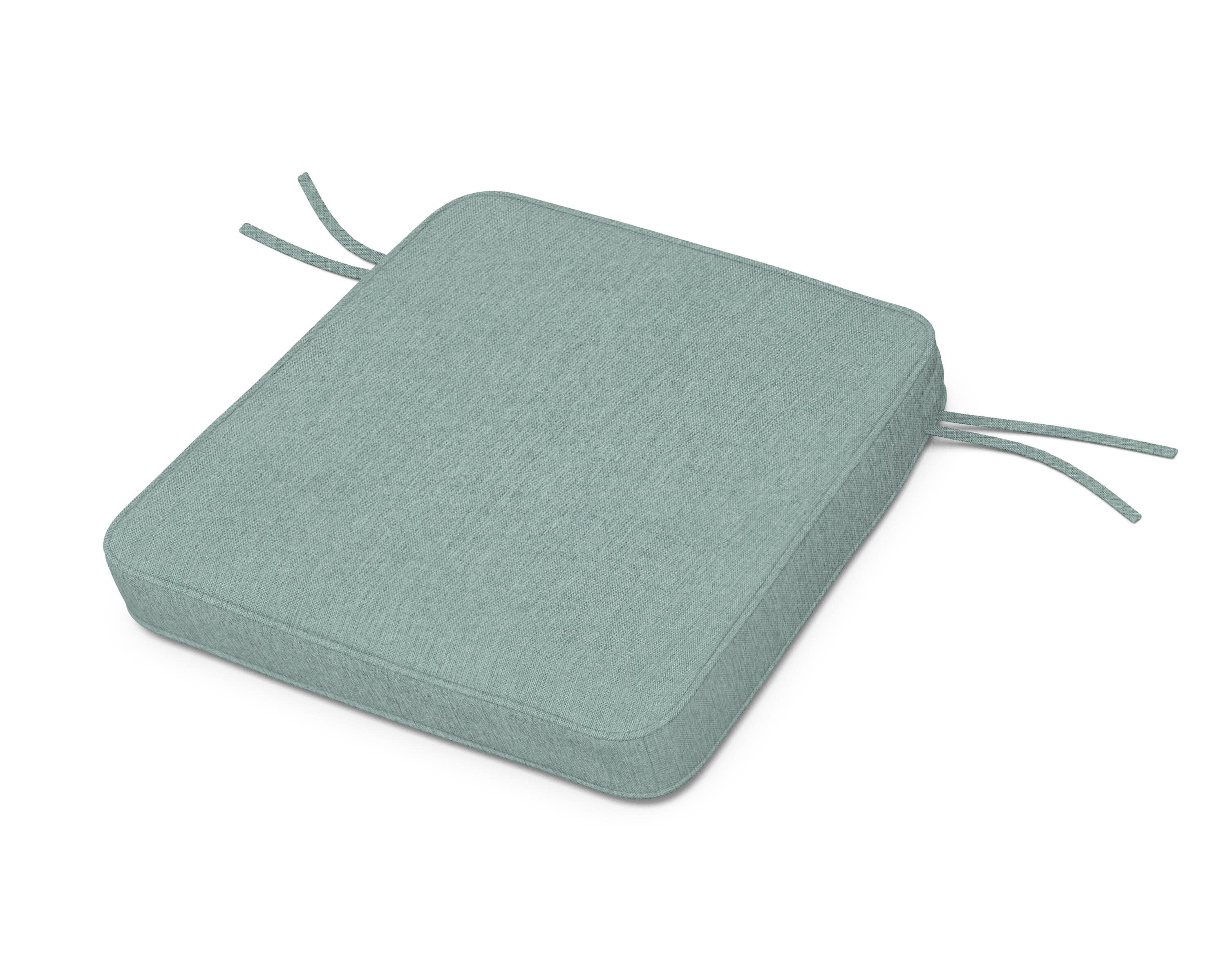Acadia Dining Arm Seat Cushion in Glacier Spa