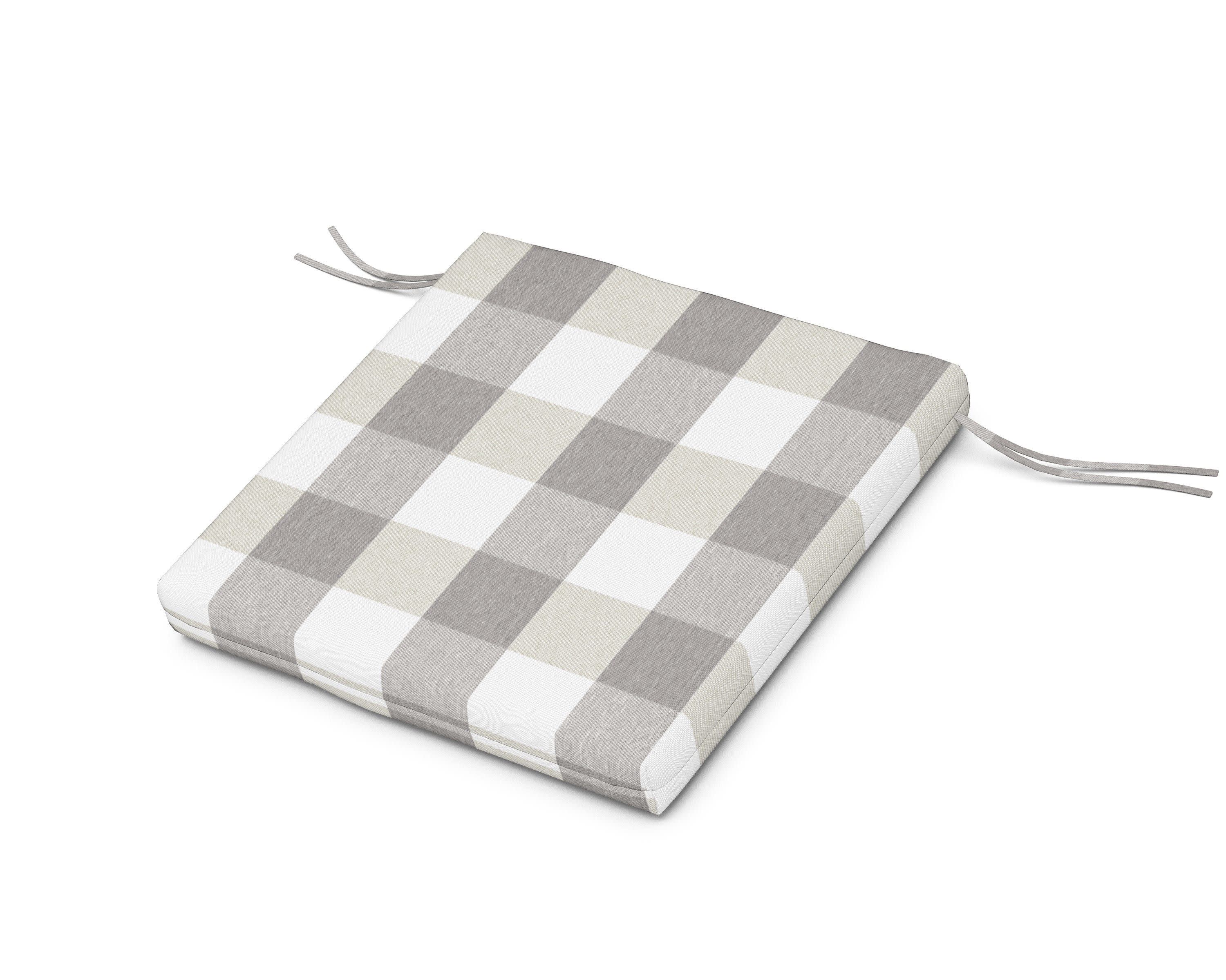 AL300 Seat Pad in Buffalo Plaid Grey Mist