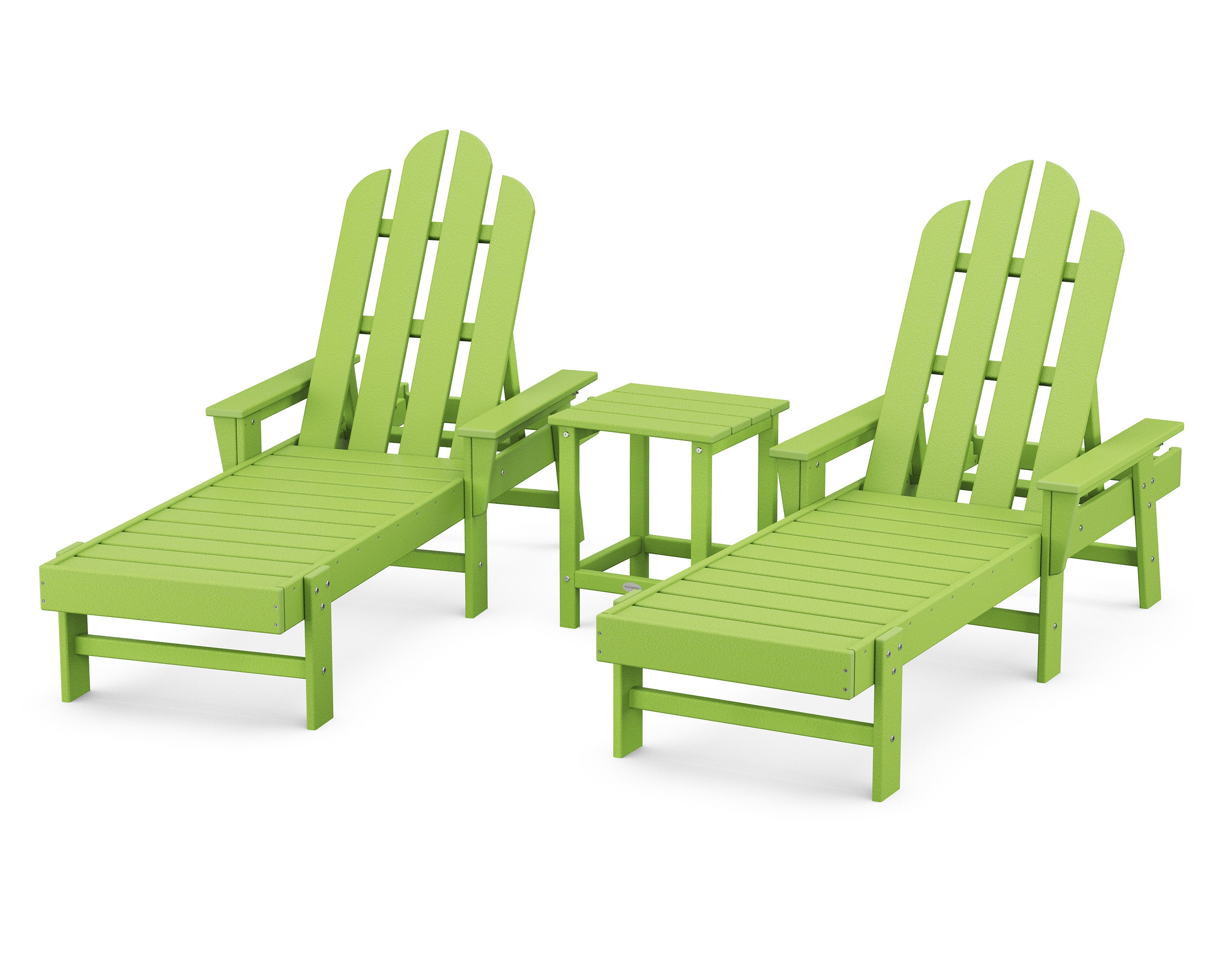 Long Island Chaise 3-Piece Set in Lime