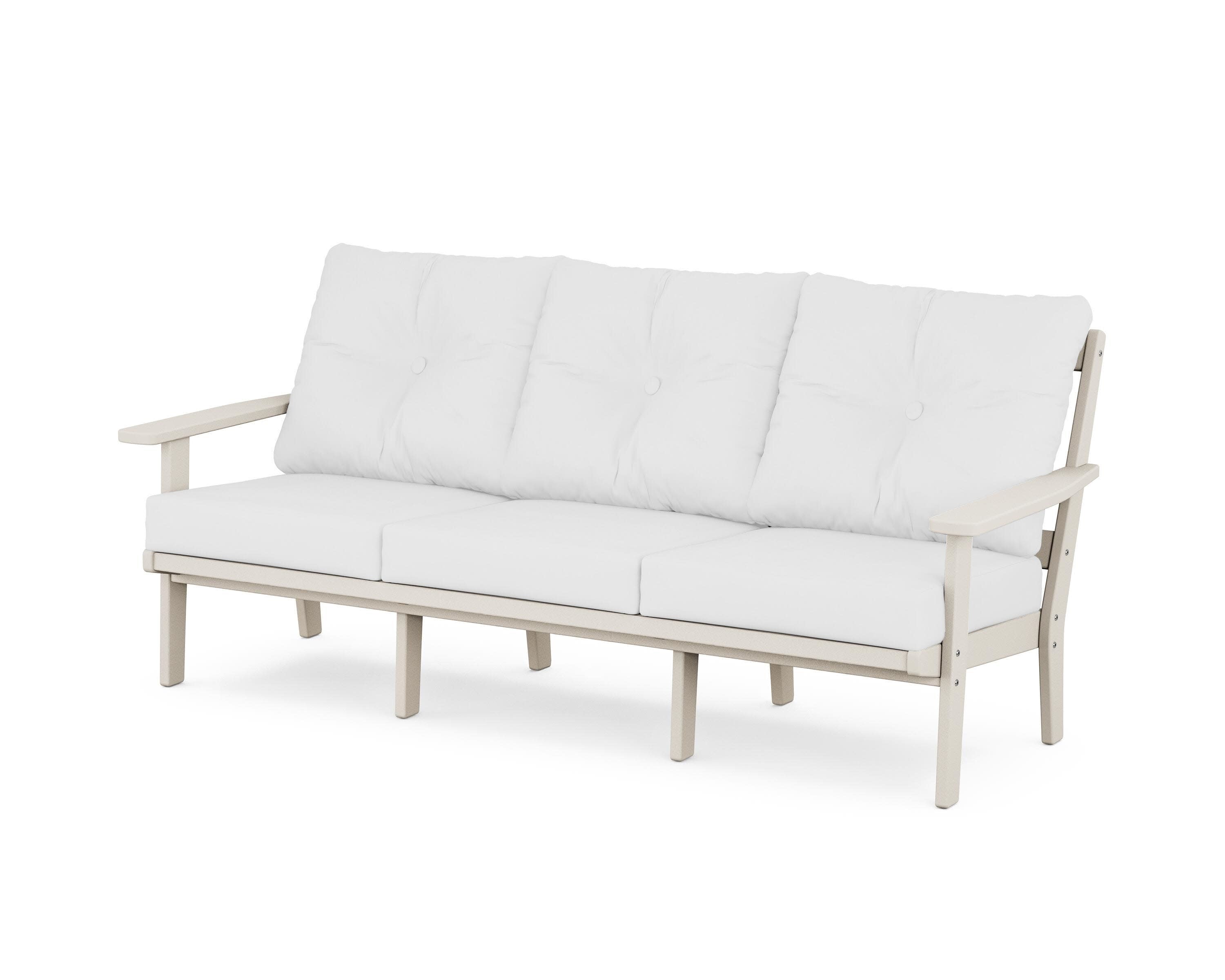 Oxford Deep Seating Sofa in Sand / Natural