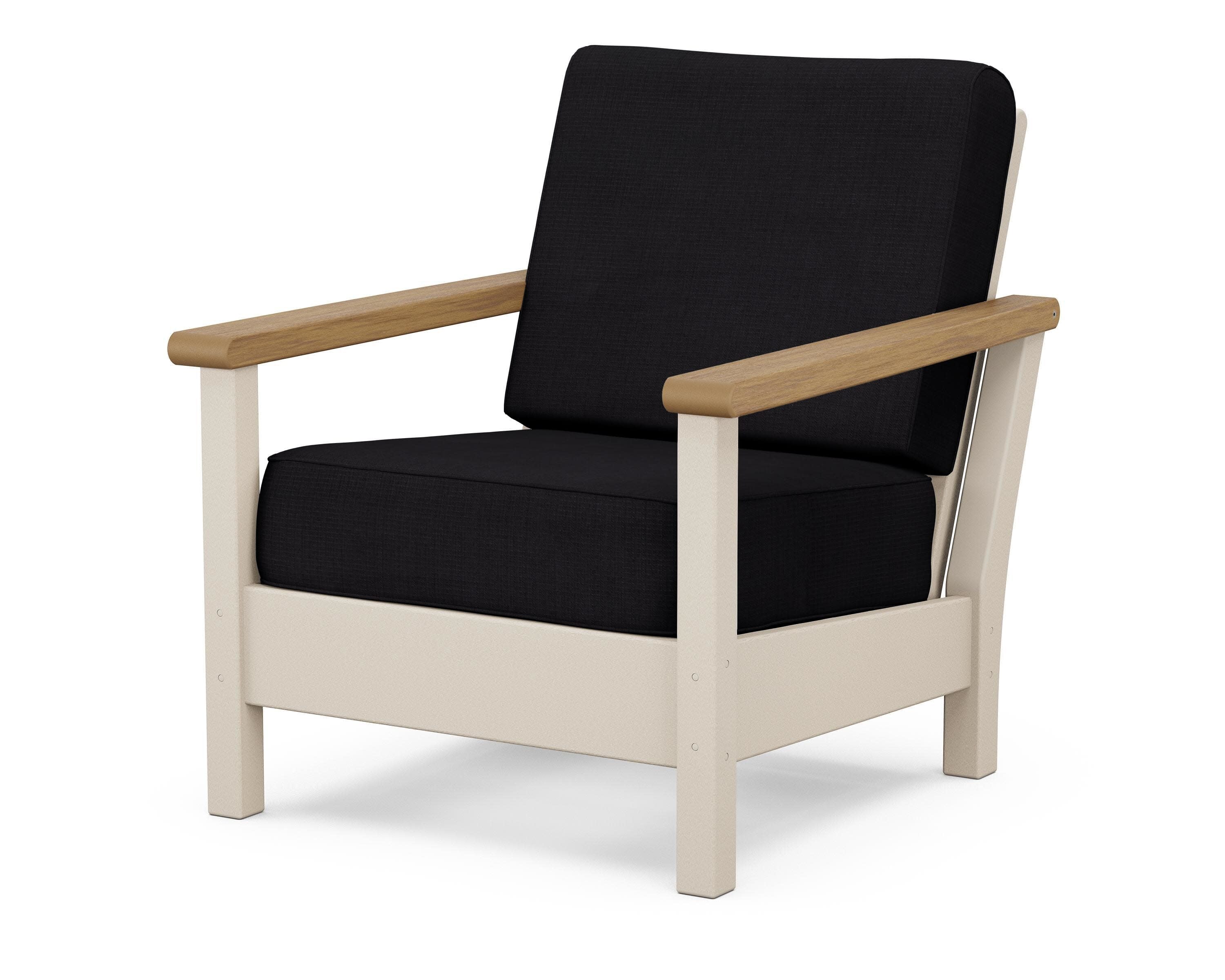 Harbour Deep Seating Chair in Sand / Natural / Midnight Linen