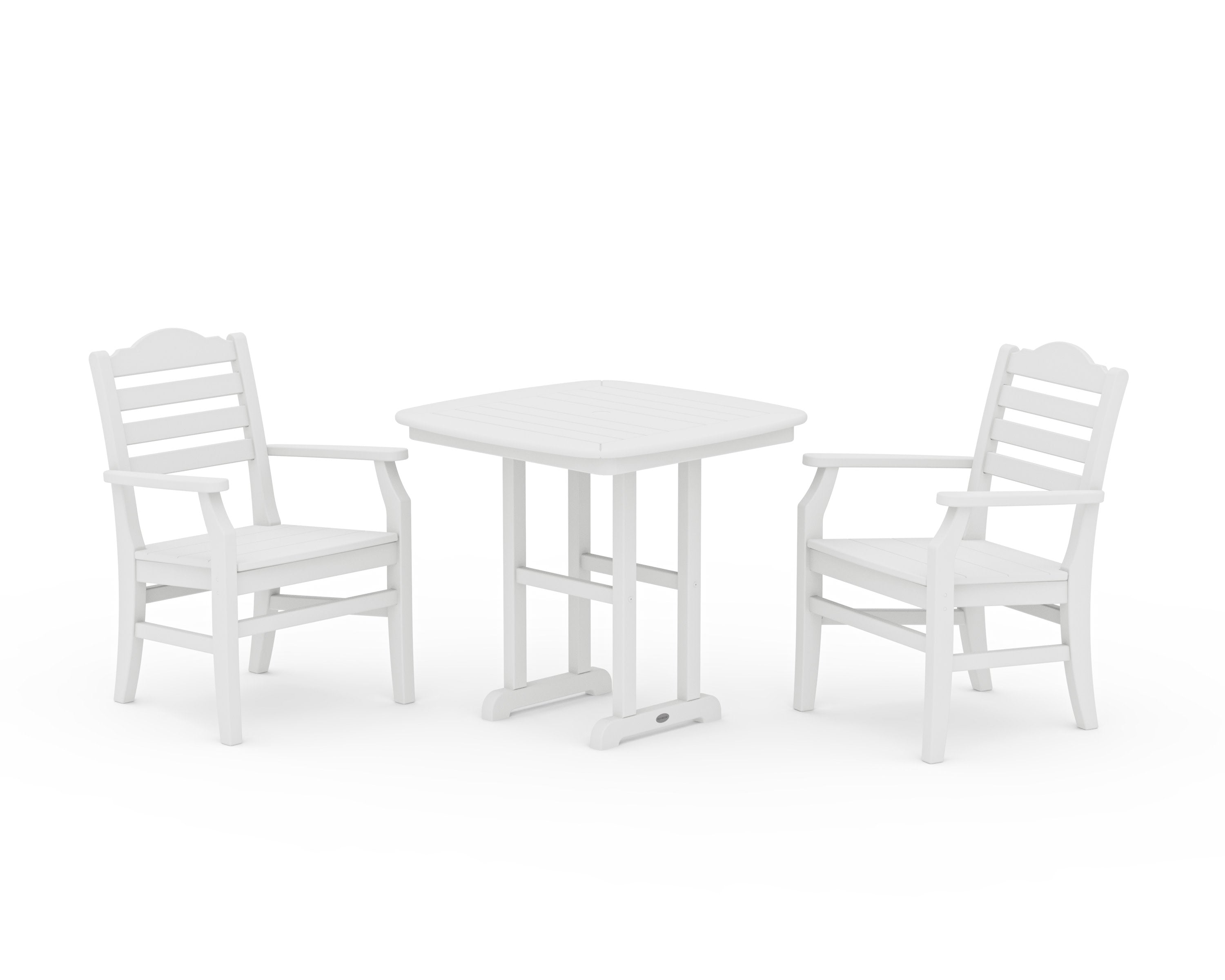 Savannah 3-Piece Dining Set in White