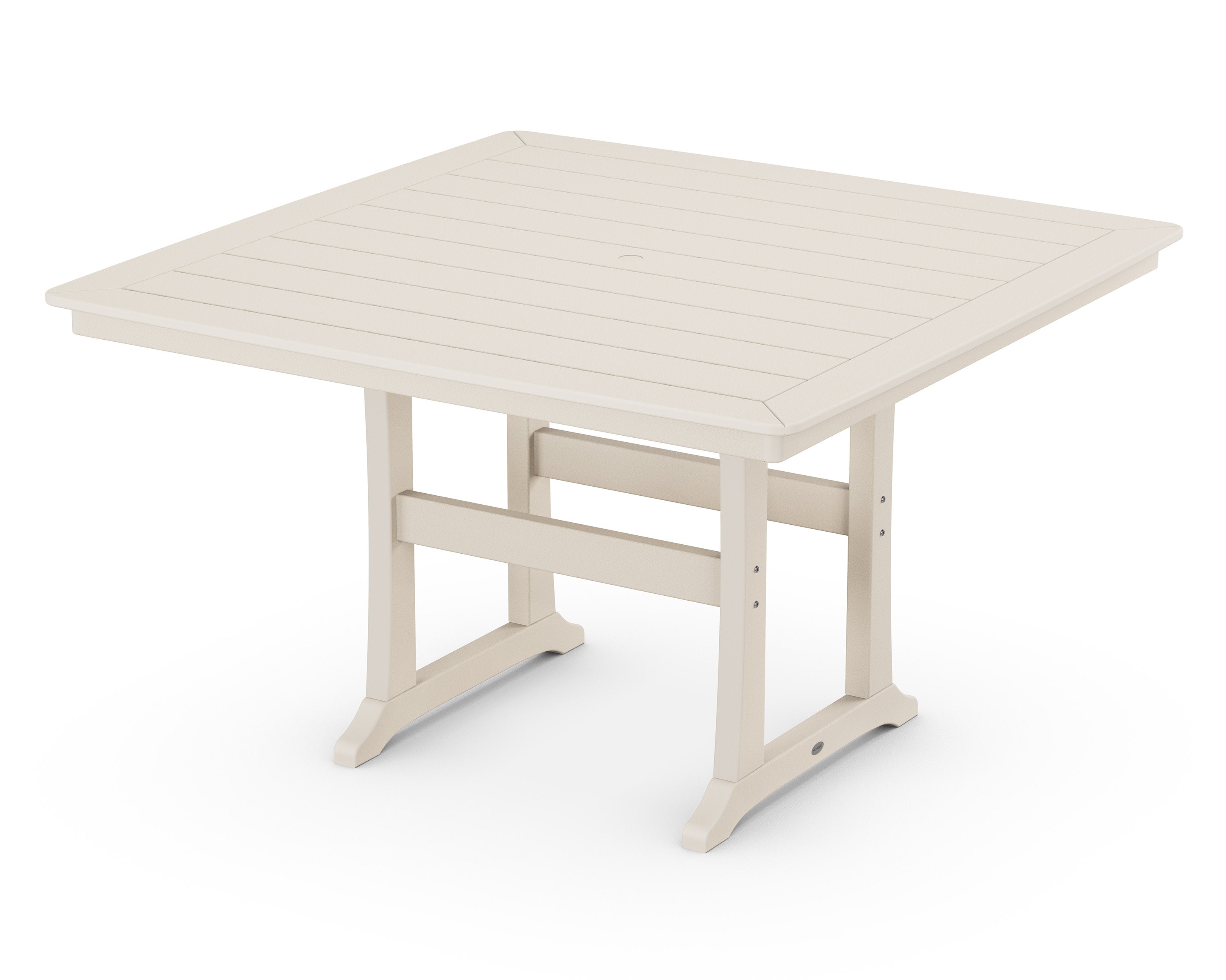 Nautical Trestle 59" Counter Table in Sand