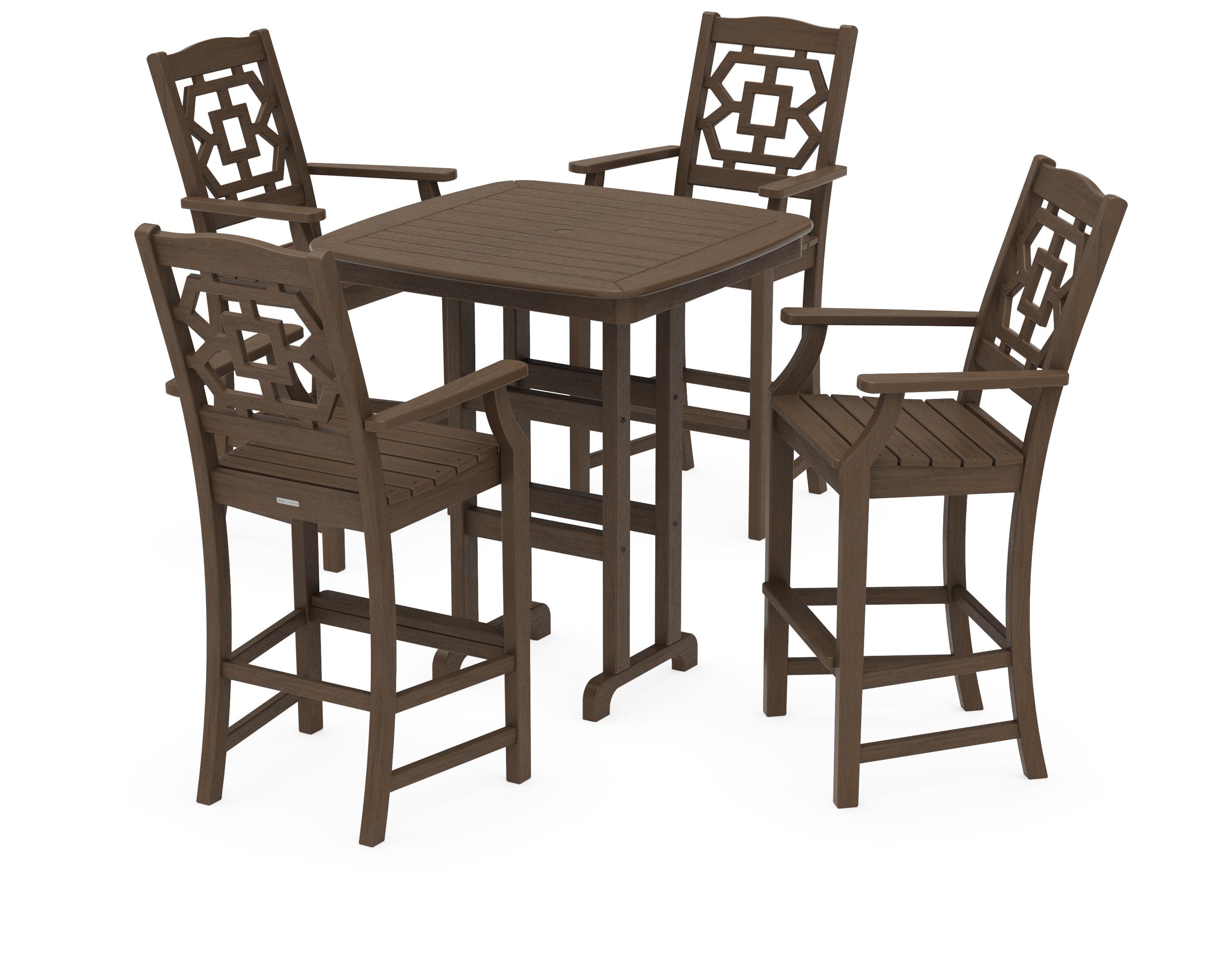Chinoiserie 5-Piece Bar Set in Kona
