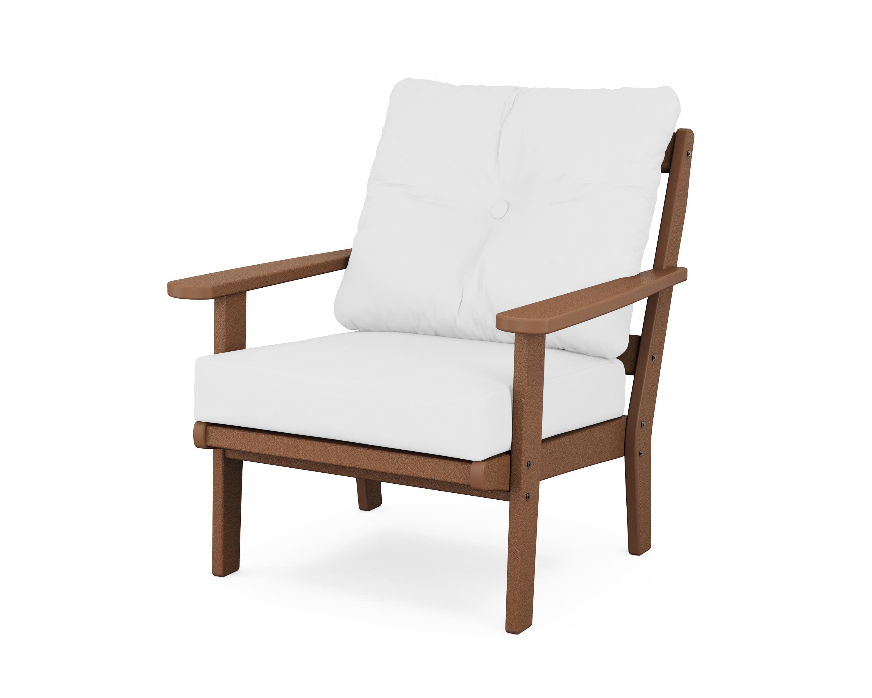 Mission Deep Seating Chair in Teak / Natural