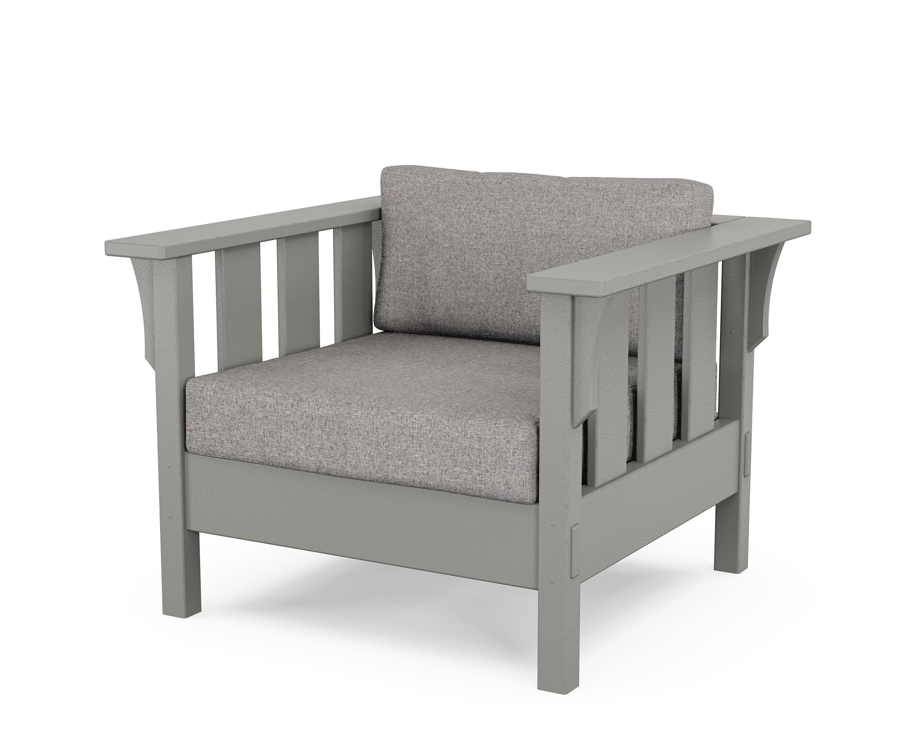 Acadia Deep Seating Chair in Slate Grey / Grey Mist