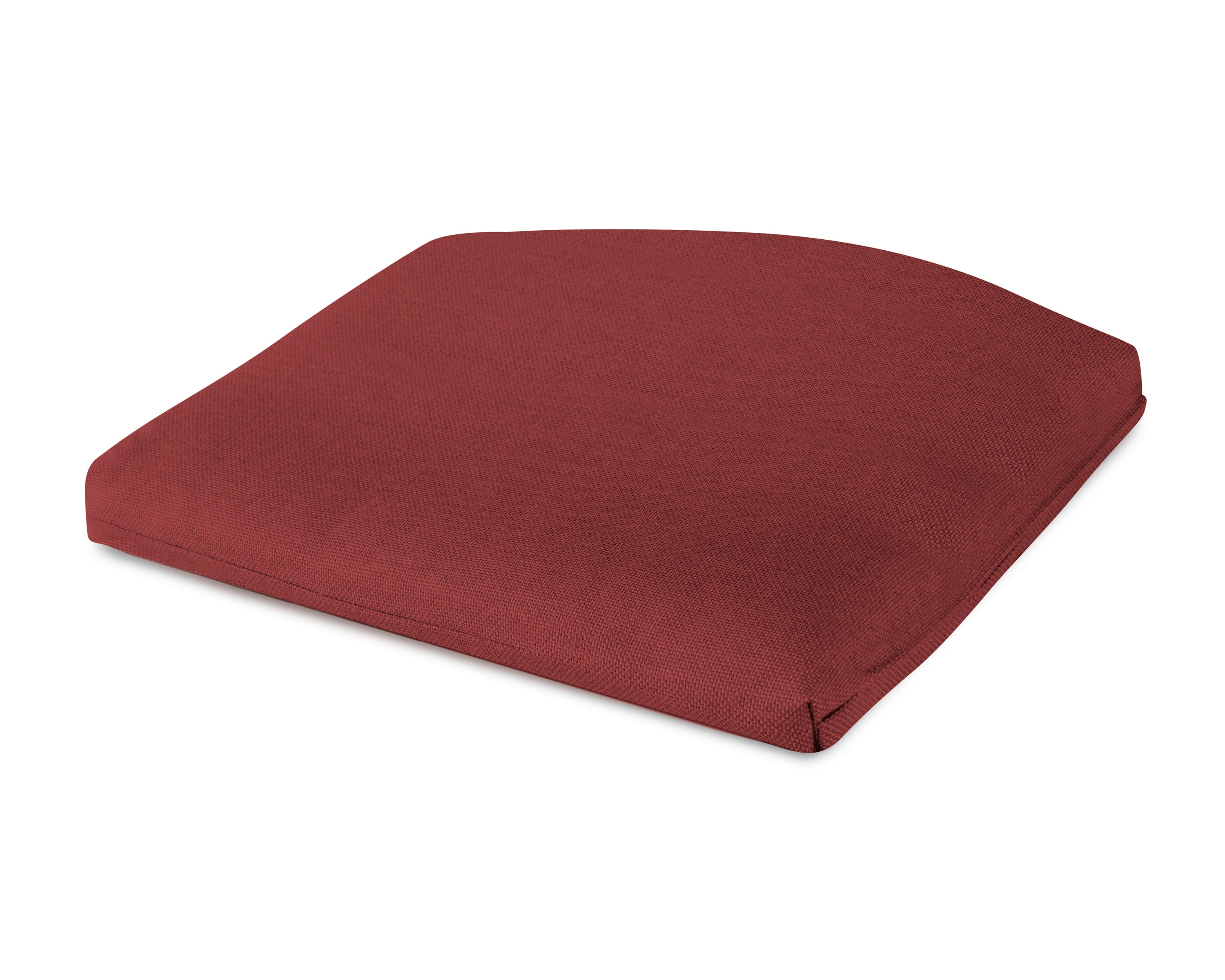 Seat Cushion - 12.65"D x 15"W x 2.5"H in Essential Garnet