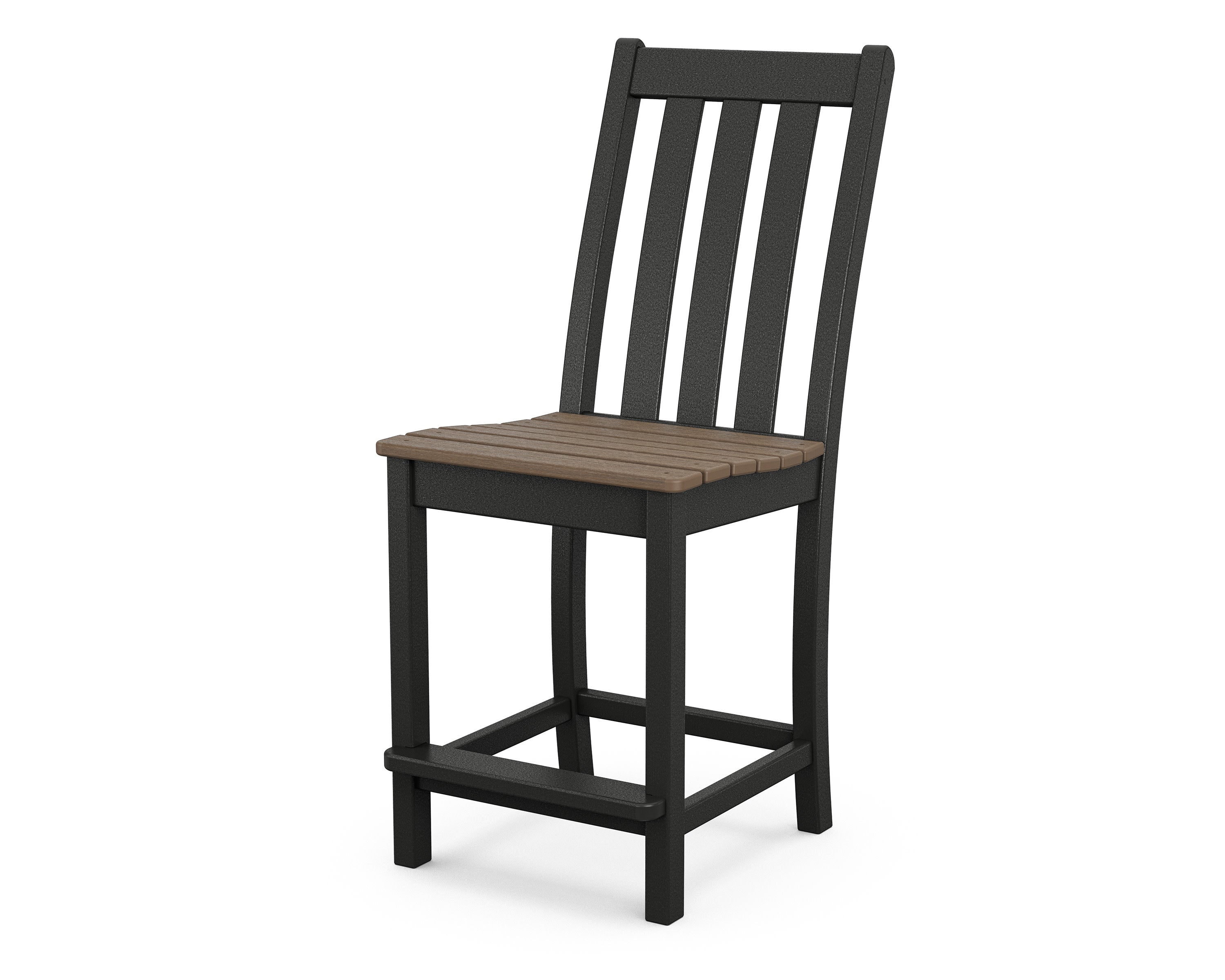Vineyard Counter Side Chair in Black / Kona