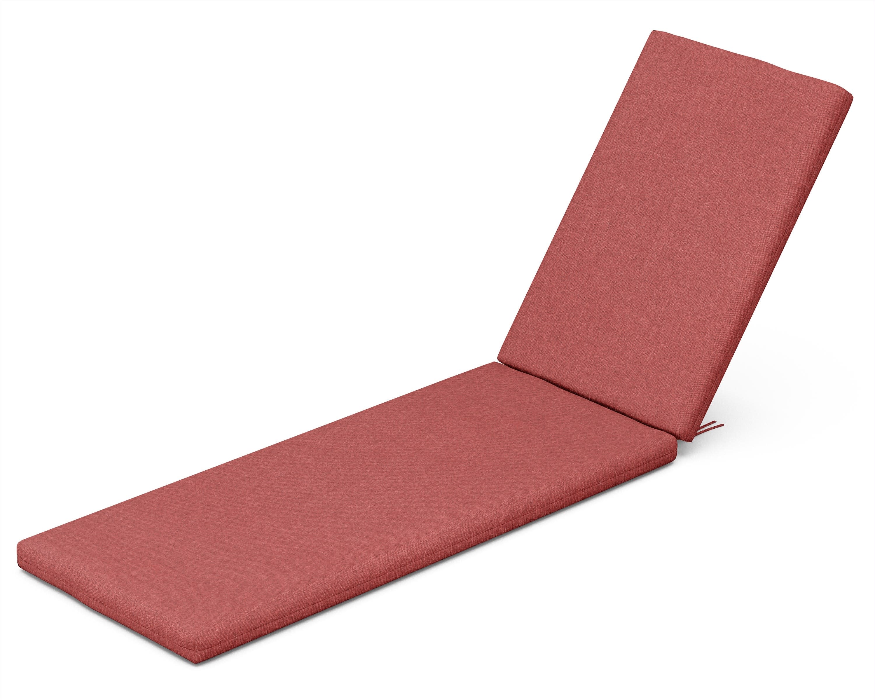 Chaise Cushion in Silver Garnet