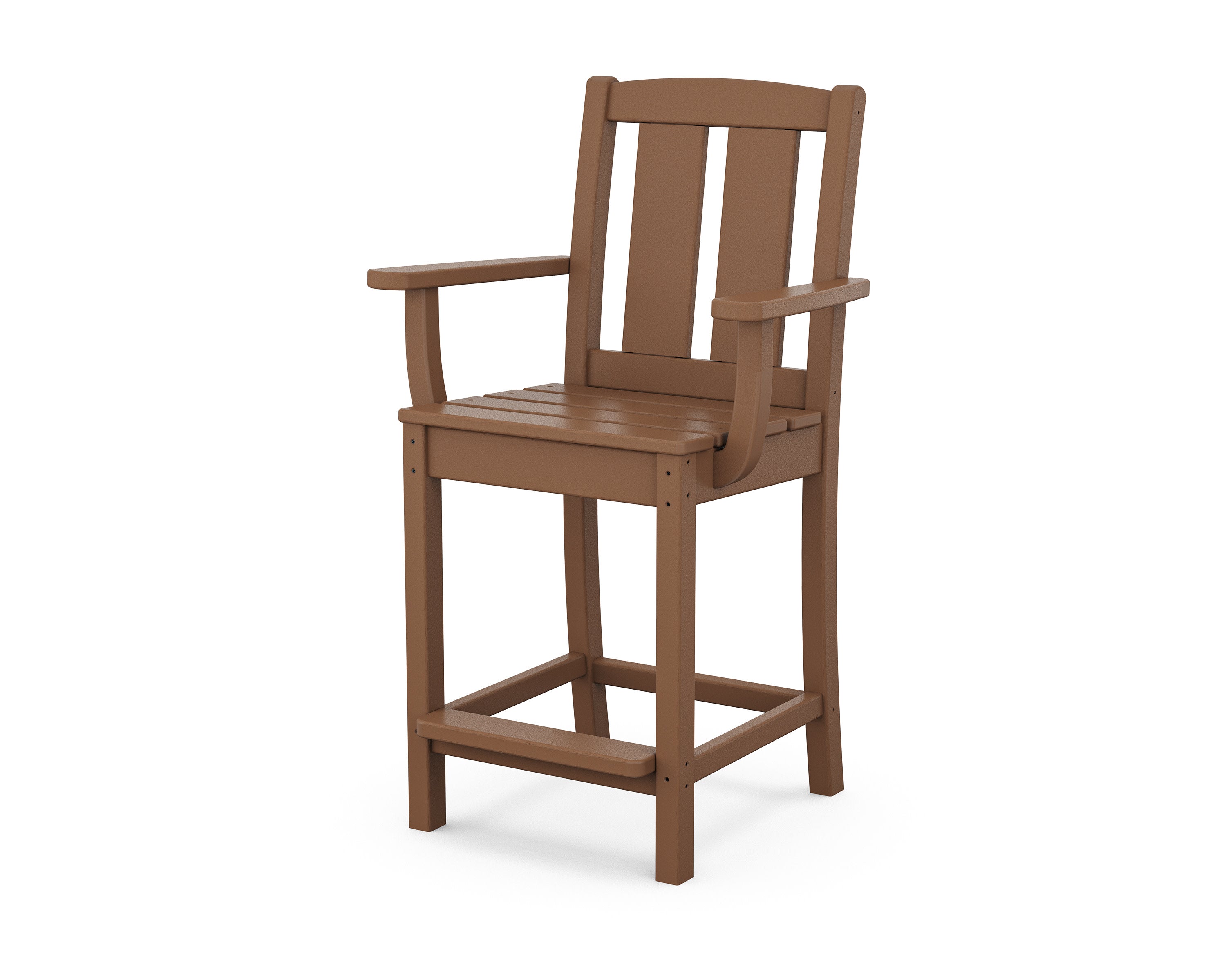 Mission Counter Arm Chair in Teak