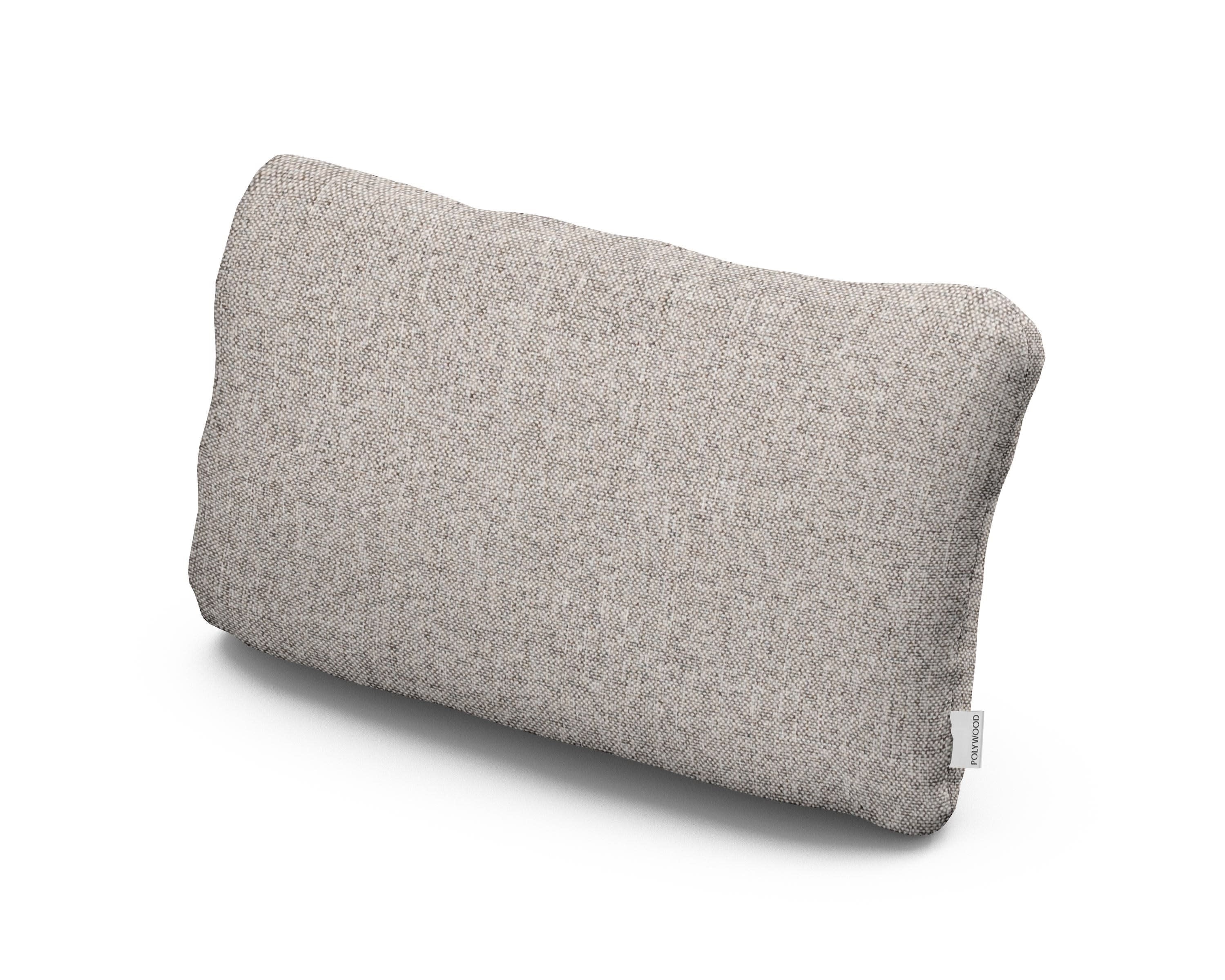 Outdoor Lumbar Pillow in Weathered Tweed