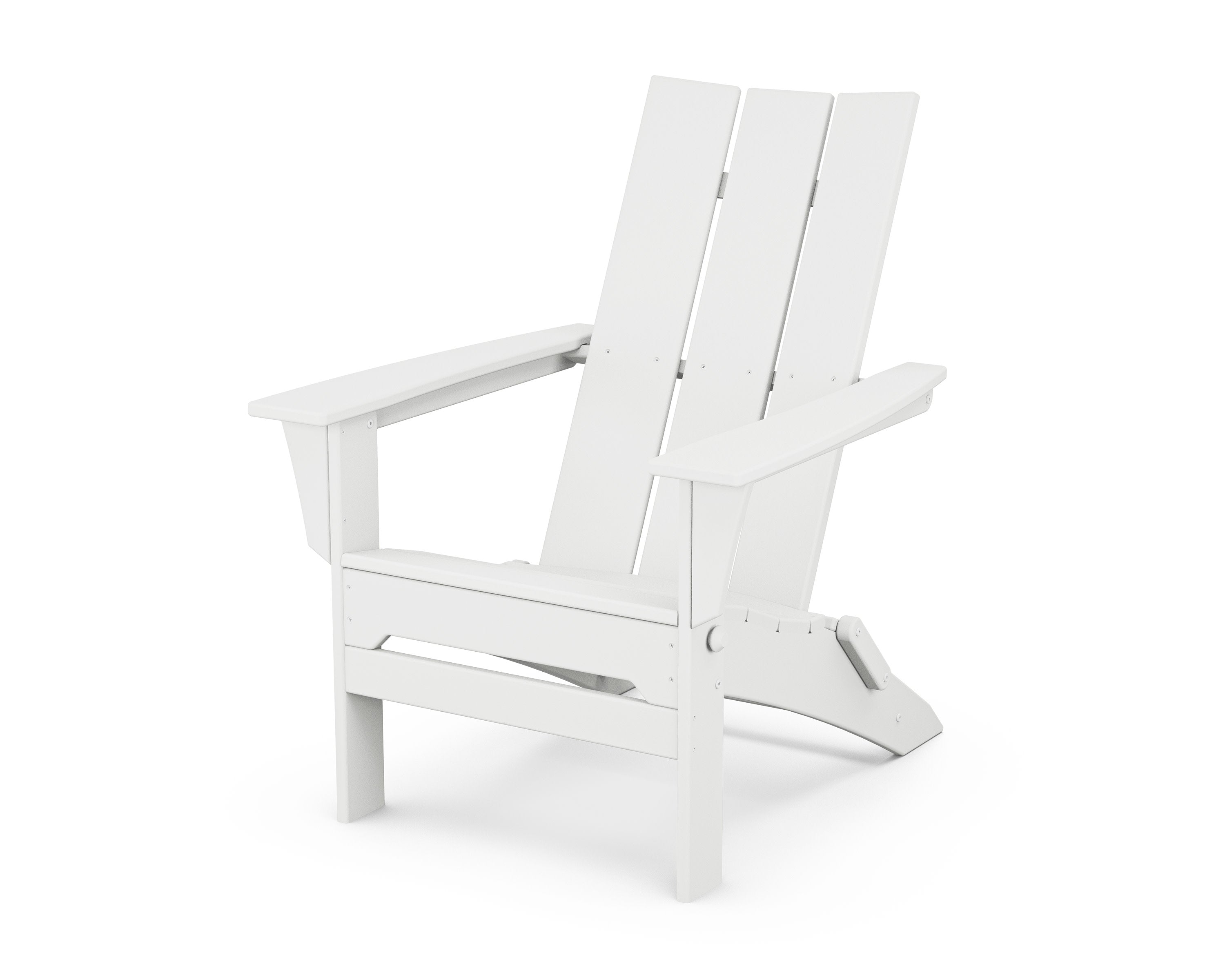 Modern Folding Adirondack in White