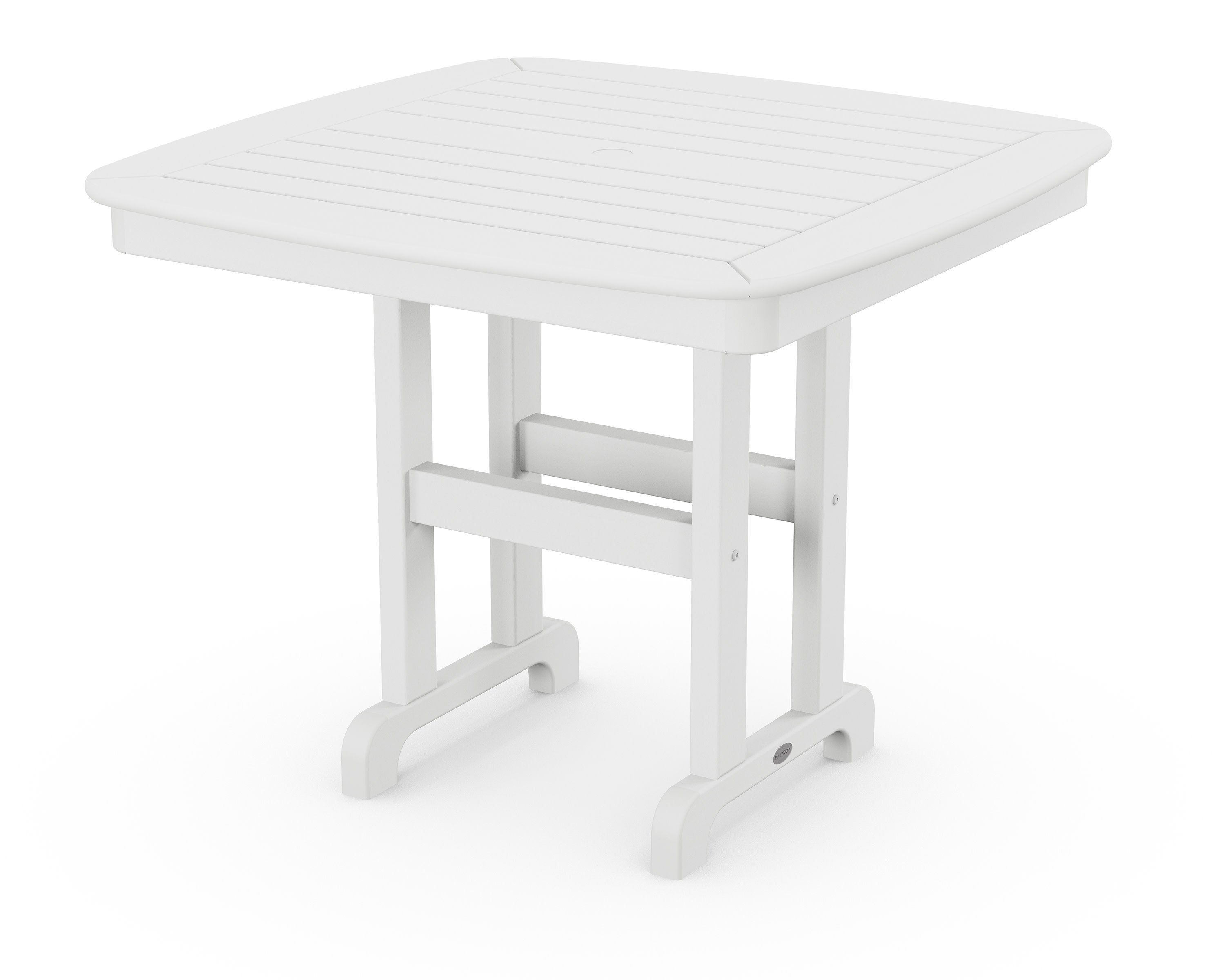 Nautical 37" Dining Table in White