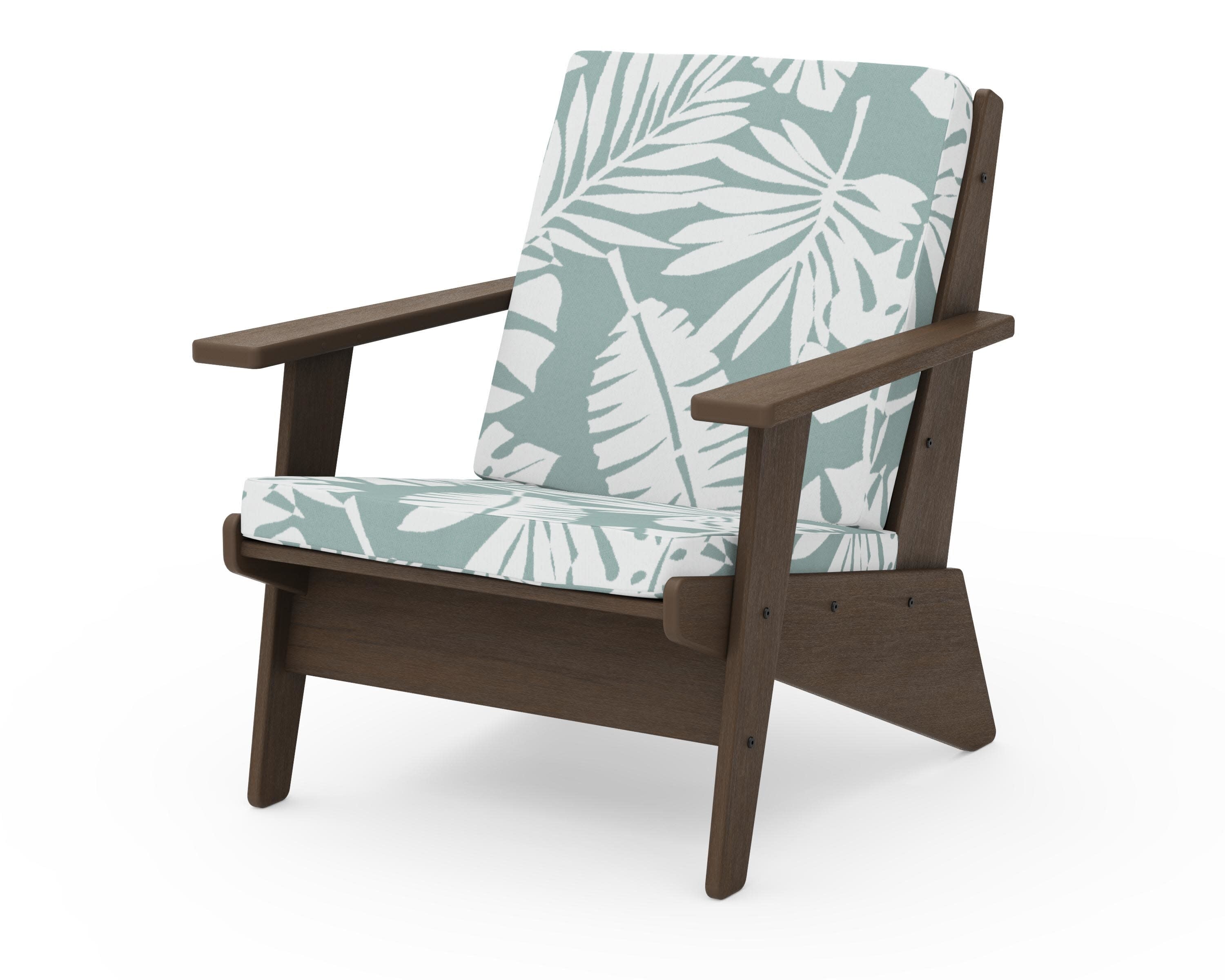 Riviera Modern Lounge Chair in Kona / Leaf Glacier Spa