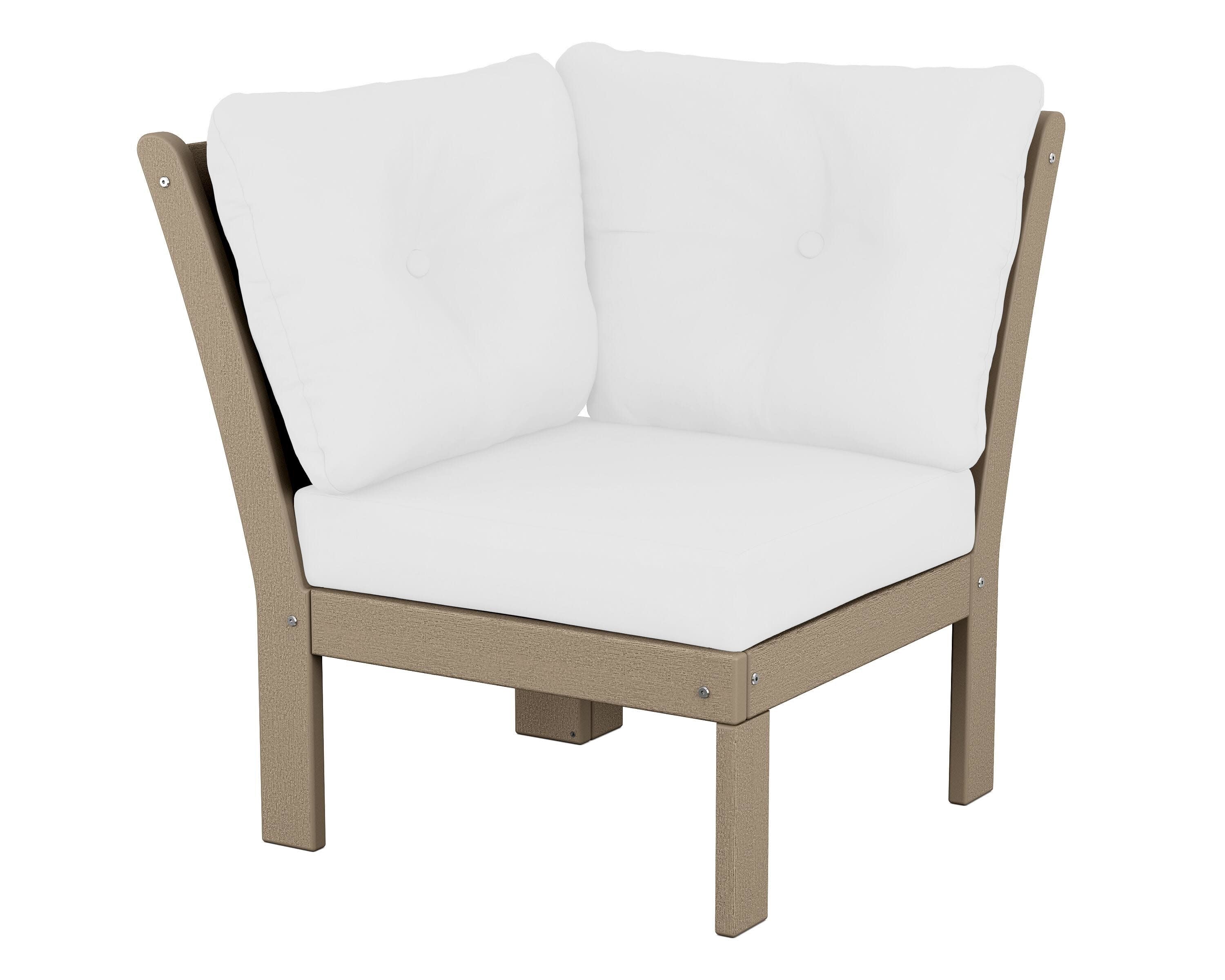 Vineyard Modular Corner Chair in Vintage Sahara / Natural