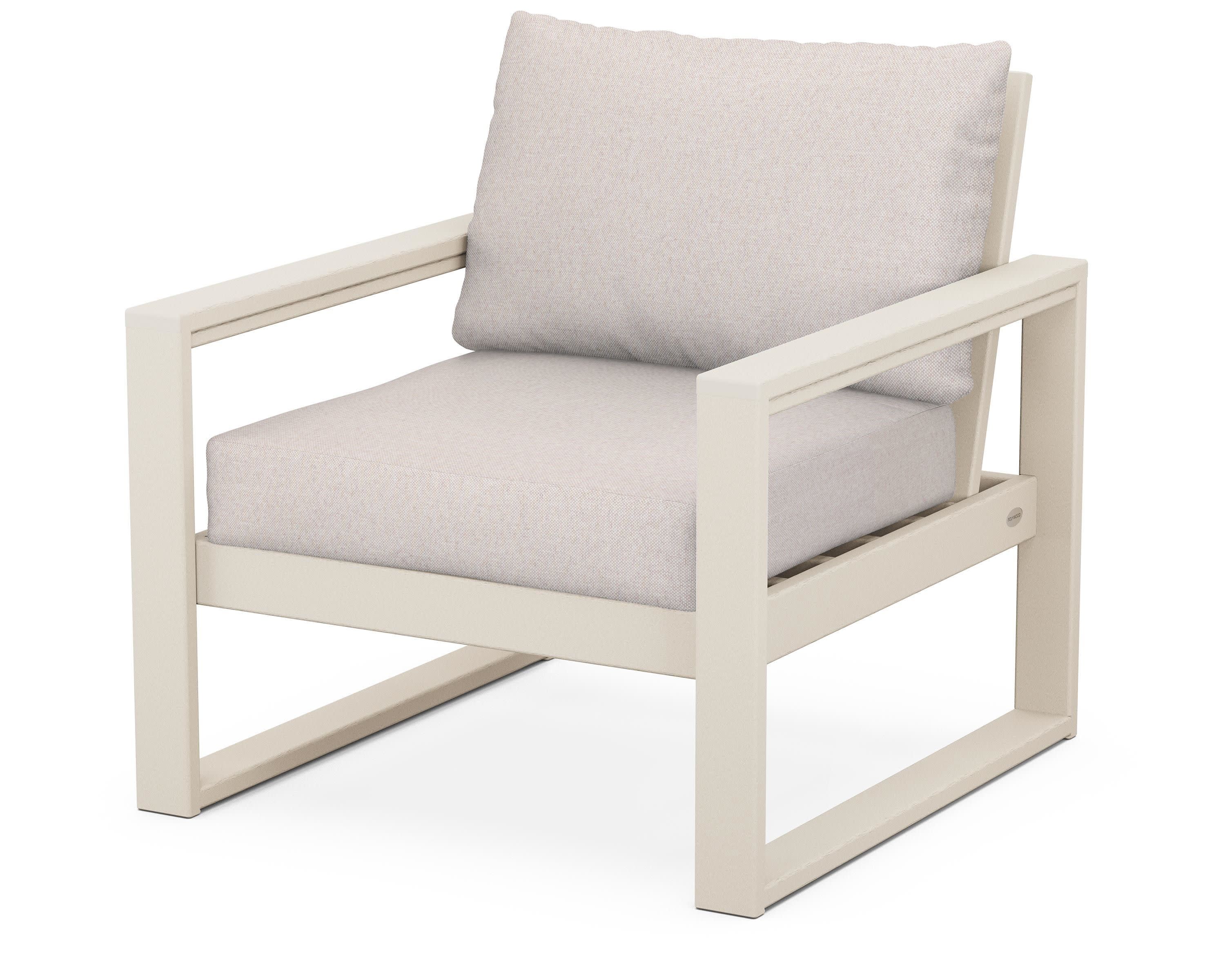 EDGE Club Chair in Sand / Dune Burlap