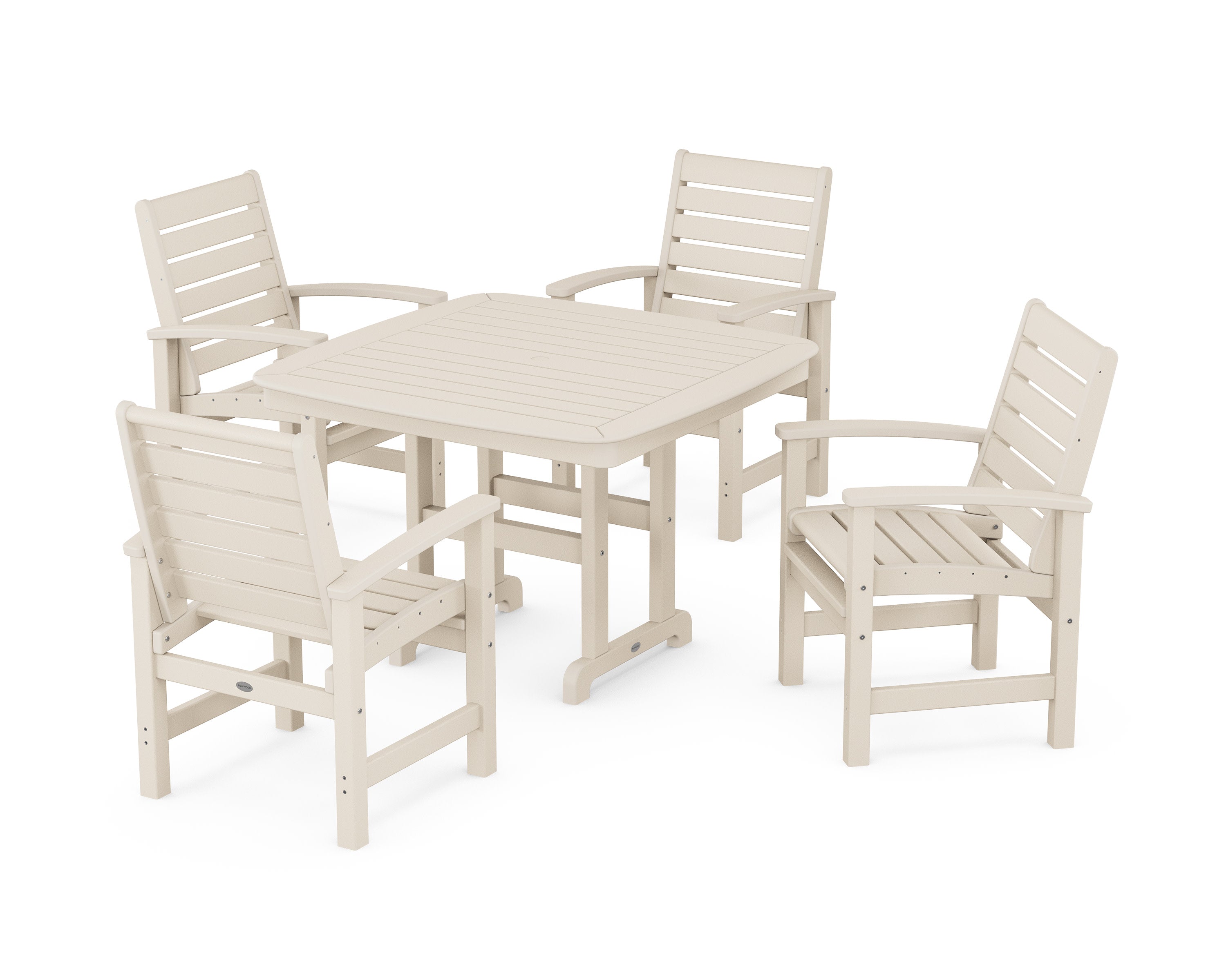 Signature 5-Piece Dining Set in Sand