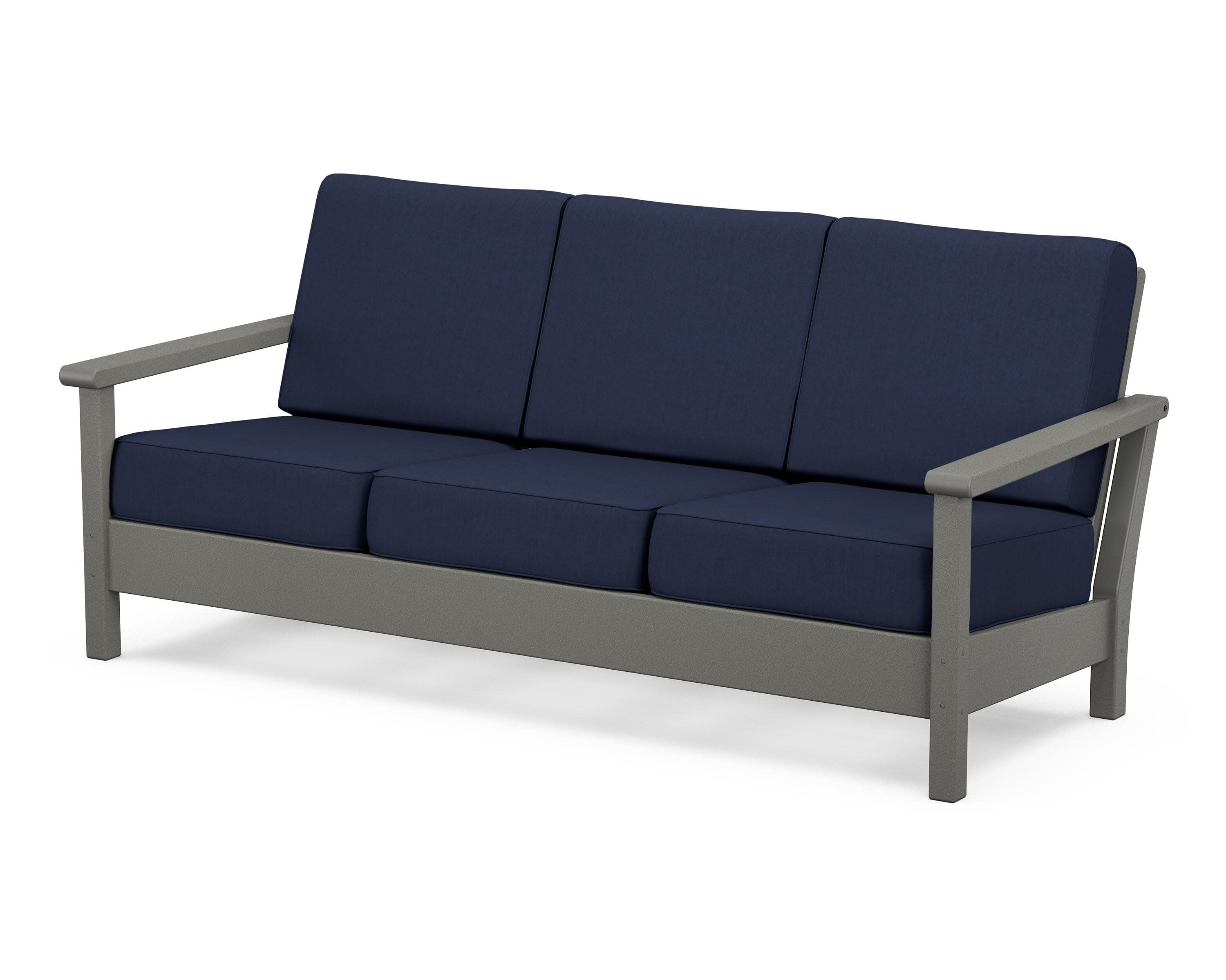 Harbour Deep Seating Sofa in Slate Grey / Spectrum Indigo