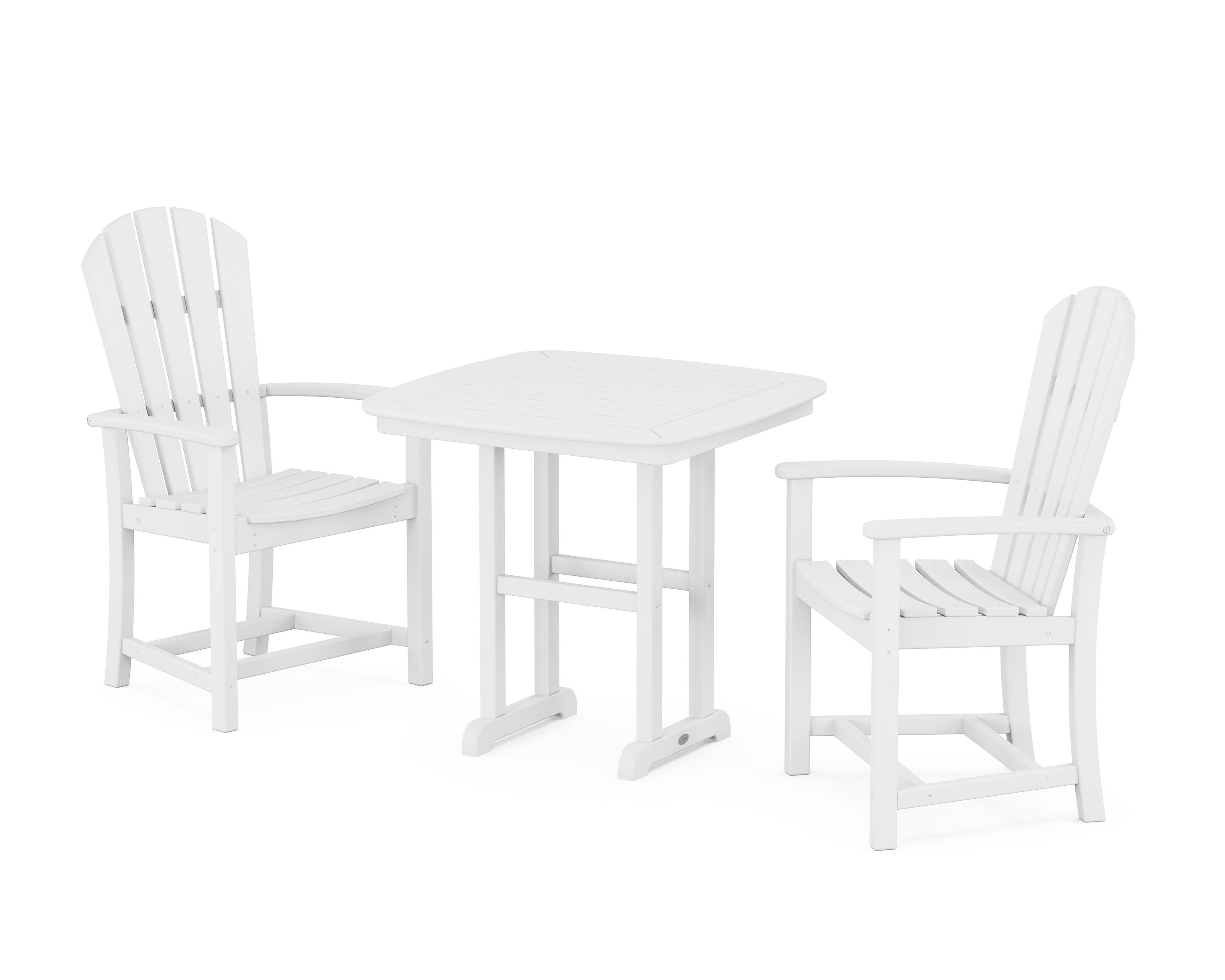 Palm Coast 3-Piece Dining Set in White