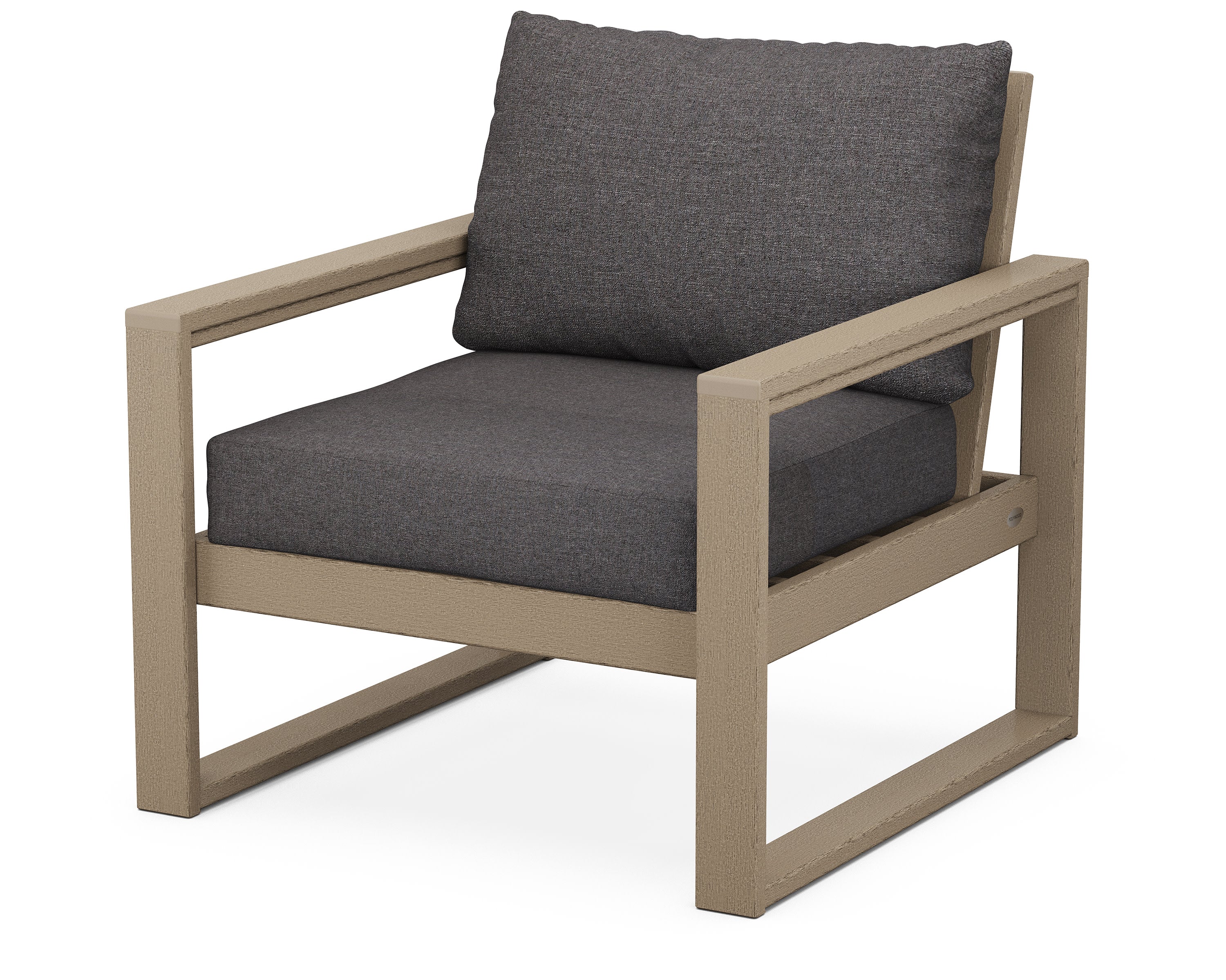 EDGE Club Chair in Vintage Sahara / Ash Charcoal