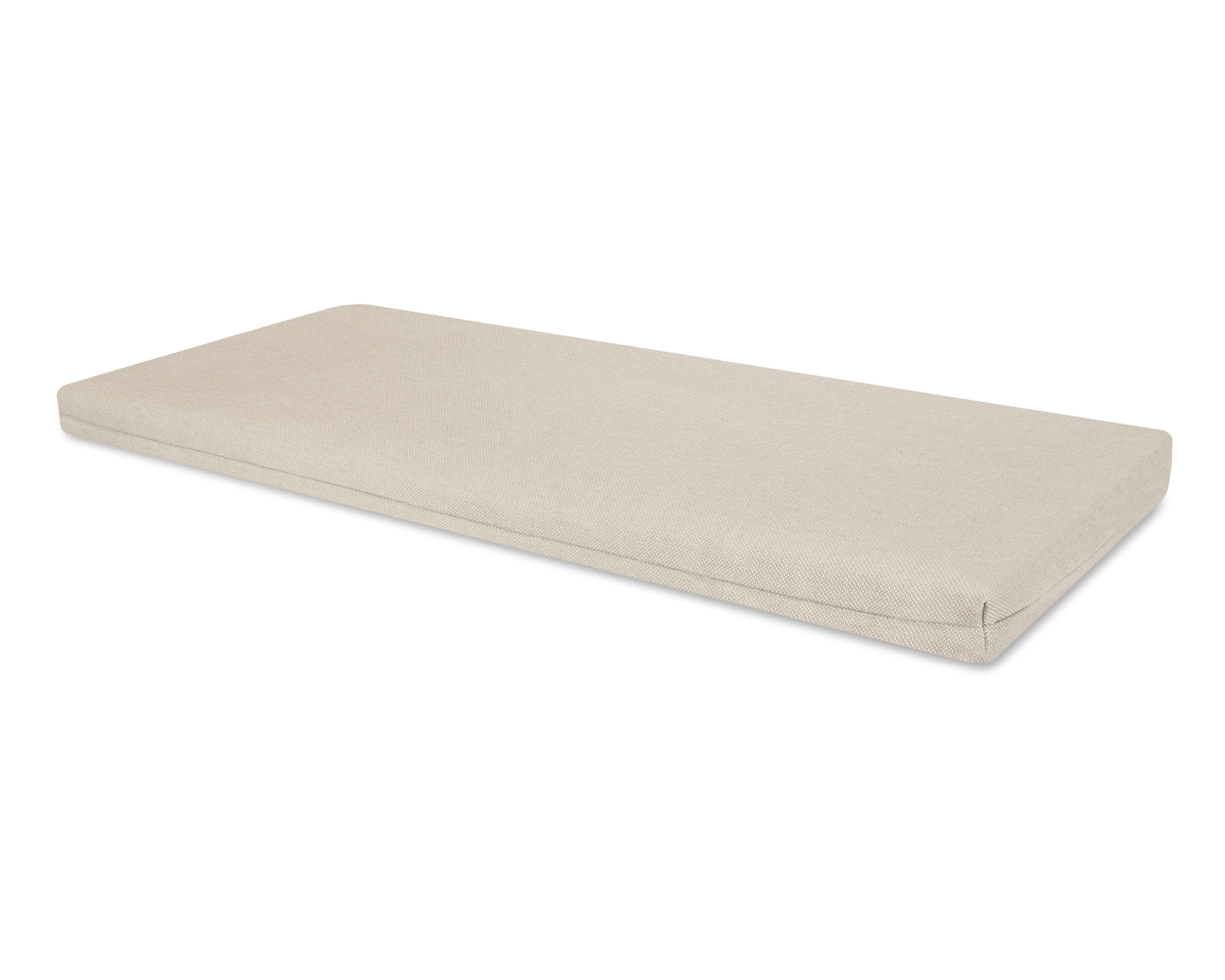 Bench Seat Cushion - 17.5"D x 55"W x 2.5"H in Essential Sand