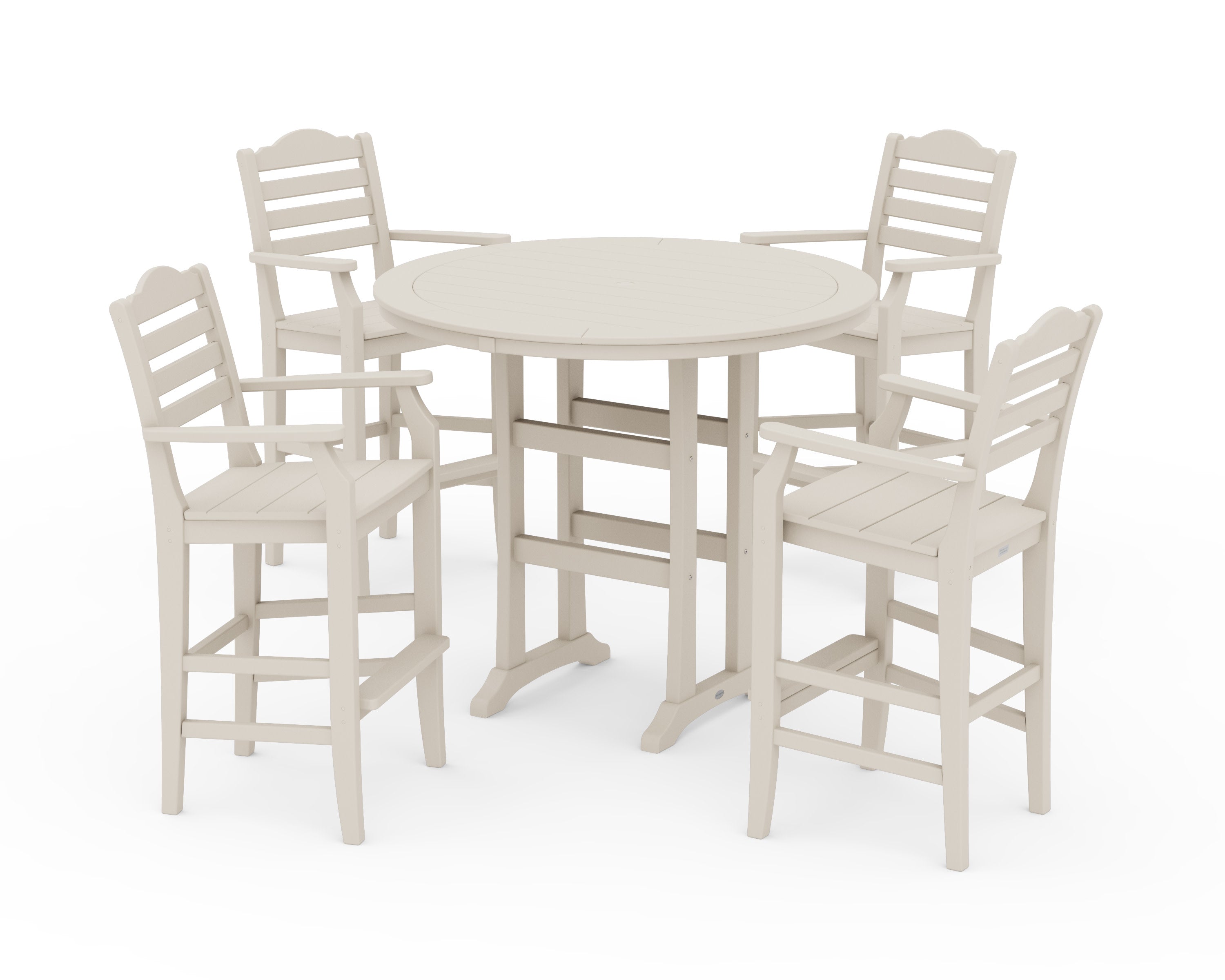 Savannah 5-Piece Round Bar Set in Sand