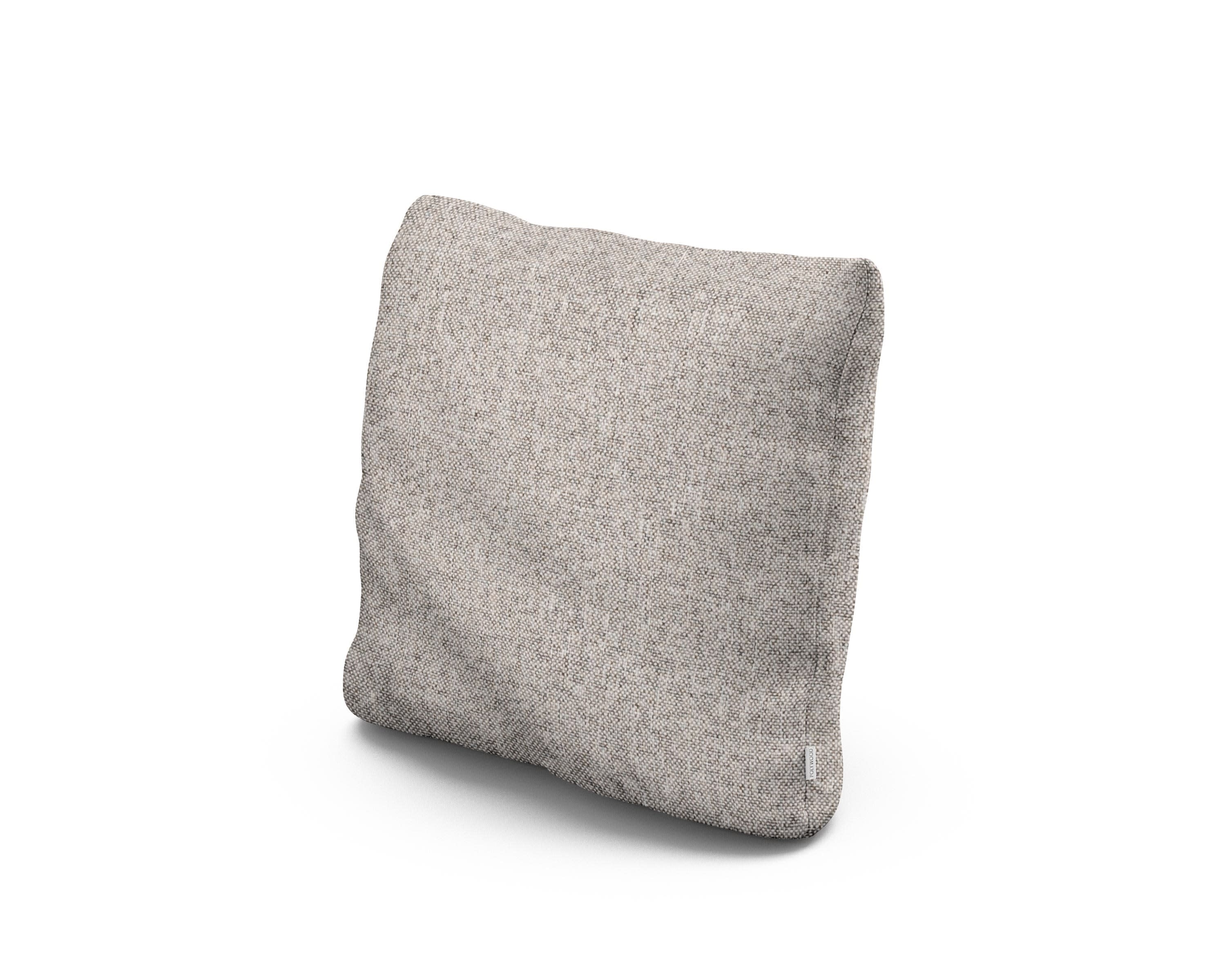 16" Outdoor Throw Pillow in Weathered Tweed